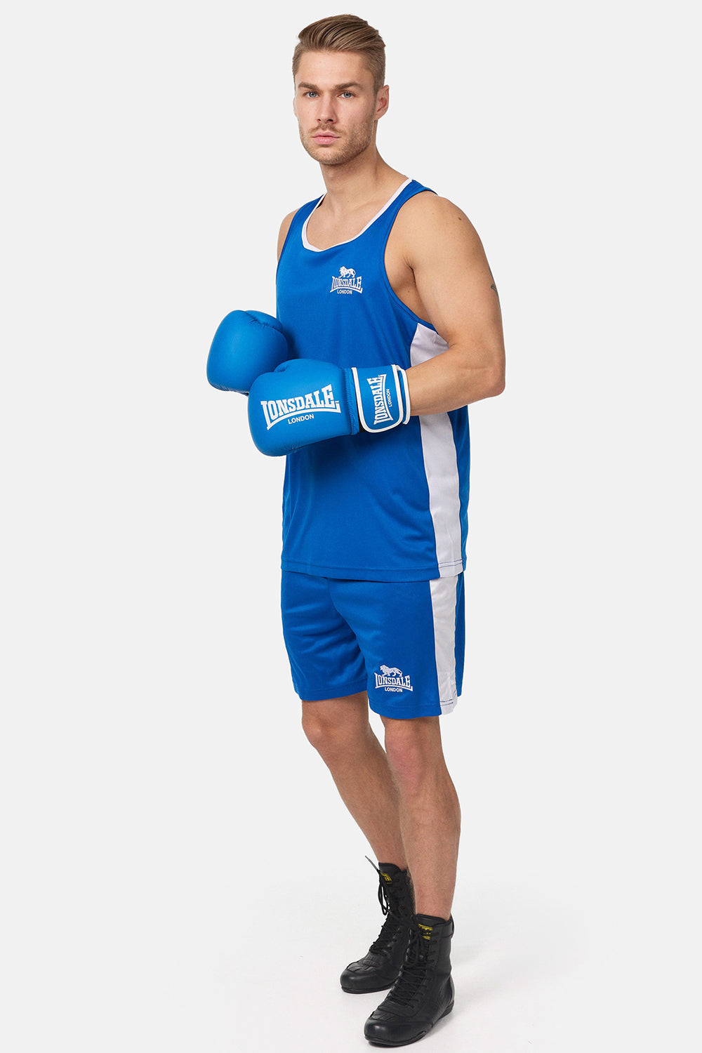 Lonsdale 119126 Amateur Singlet - Royal Blau