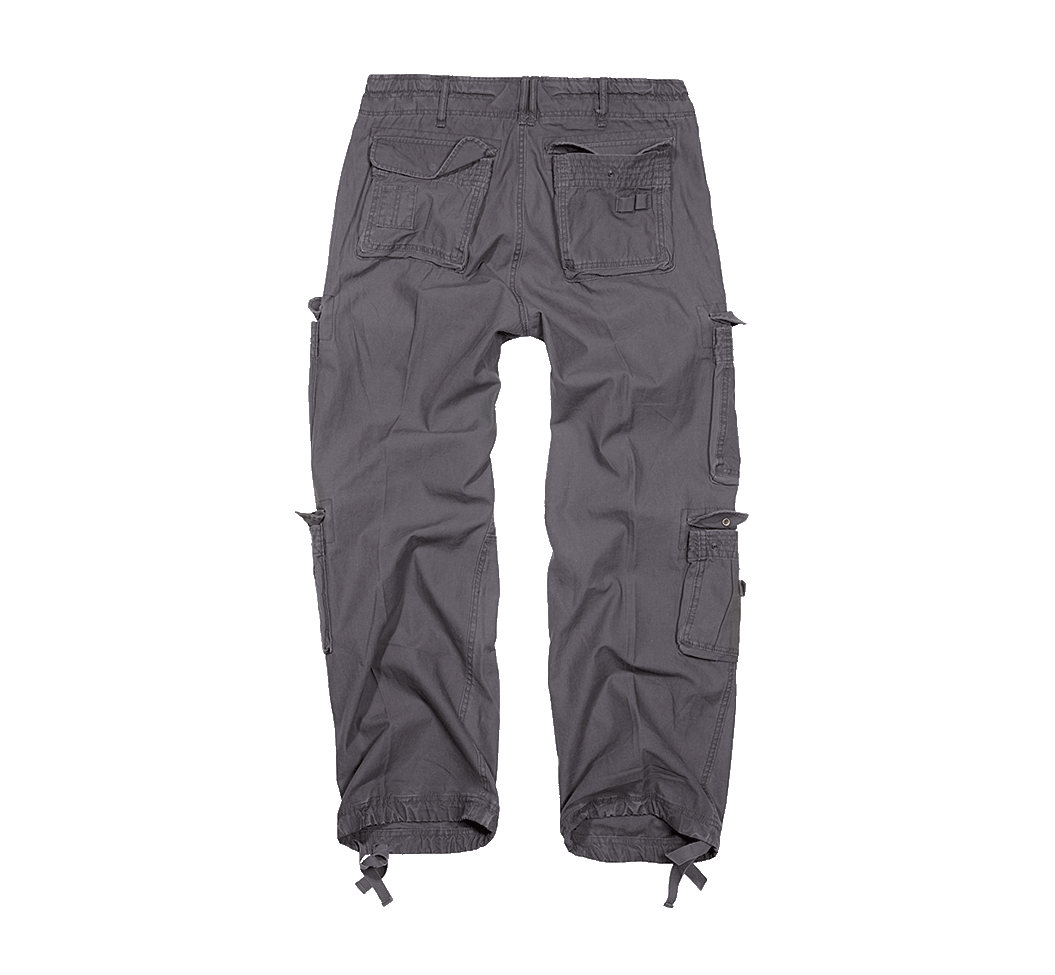 BRANDIT - Pure Vintage Pants - anthracite