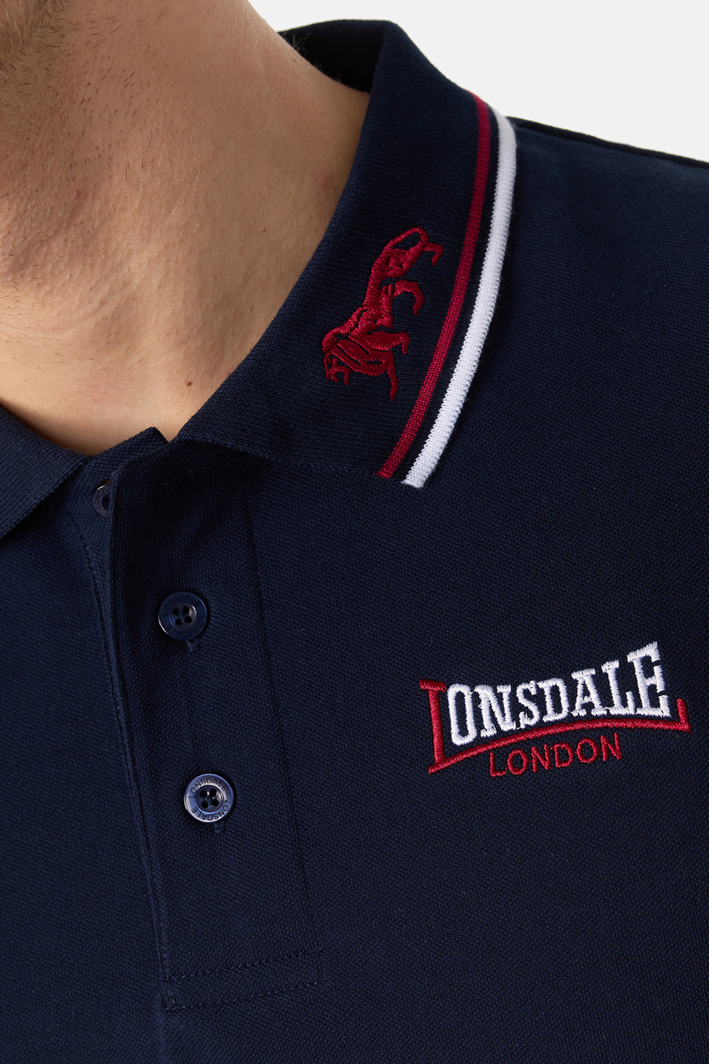 Lonsdale 110629 Lion Poloshirt Navy