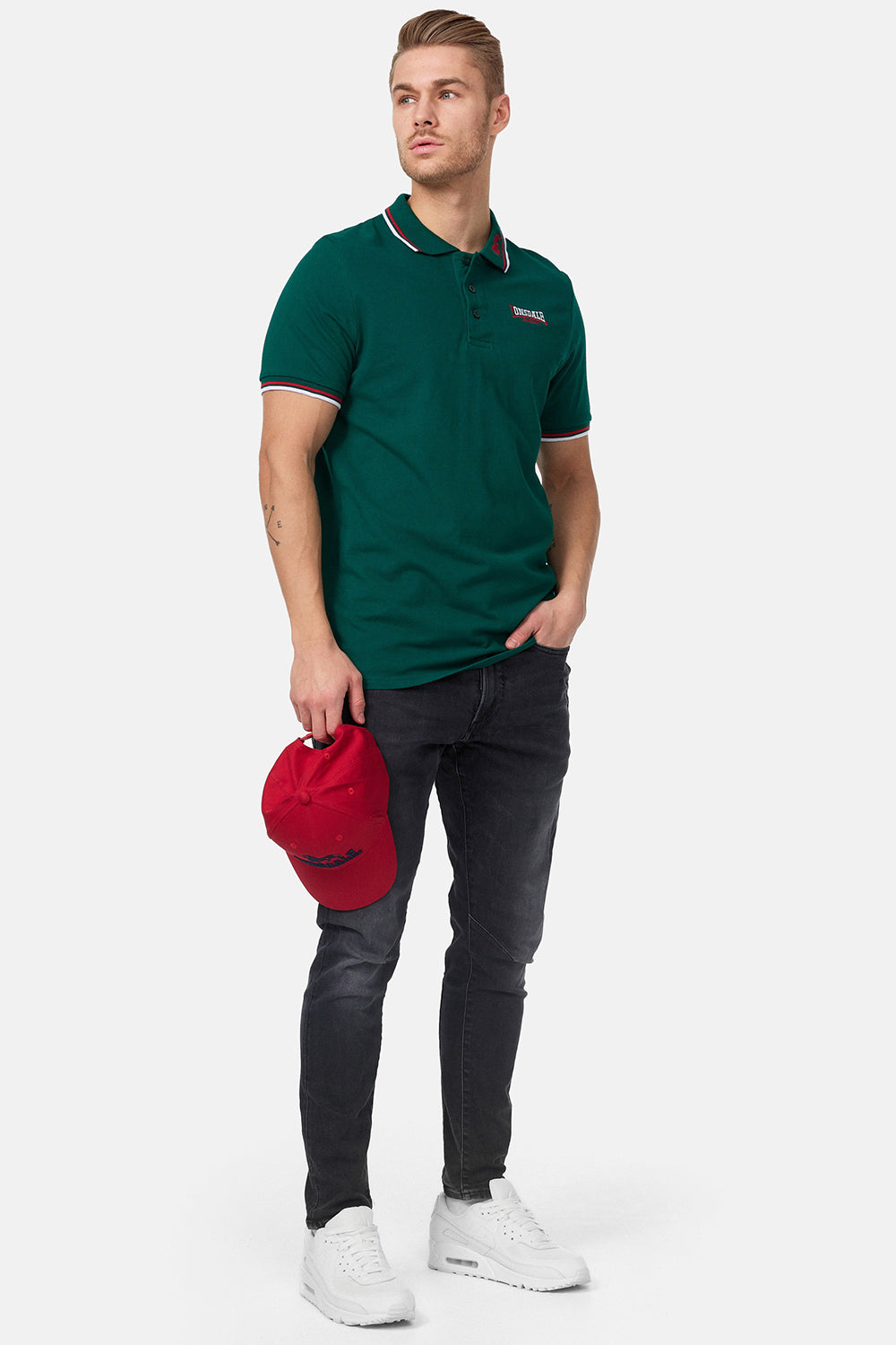 Lonsdale 110629 Lion Poloshirt Grün