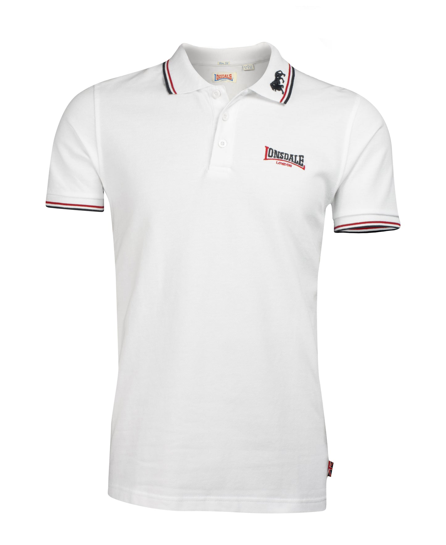 Lonsdale 110629 Lion Poloshirt Weiss