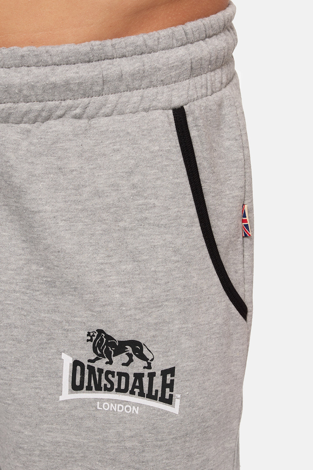 Lonsdale 110723 Two Tone Jogginhose Marl Grey