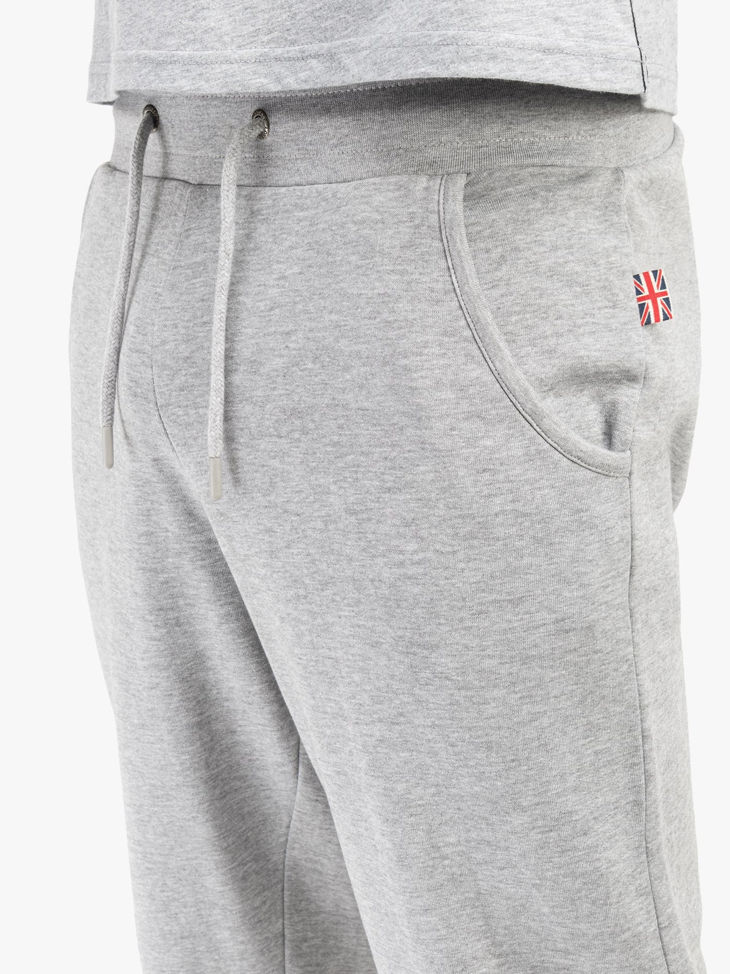 Lonsdale 110786 Logo Large Jogging Hose Marl Grey