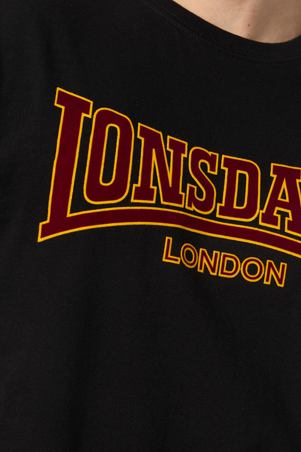 Lonsdale 111001 Classic T-Shirt Schwarz