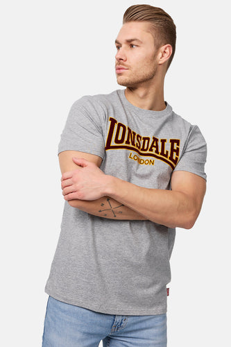 Lonsdale 111001 Classic S-Shirt Marl Grey