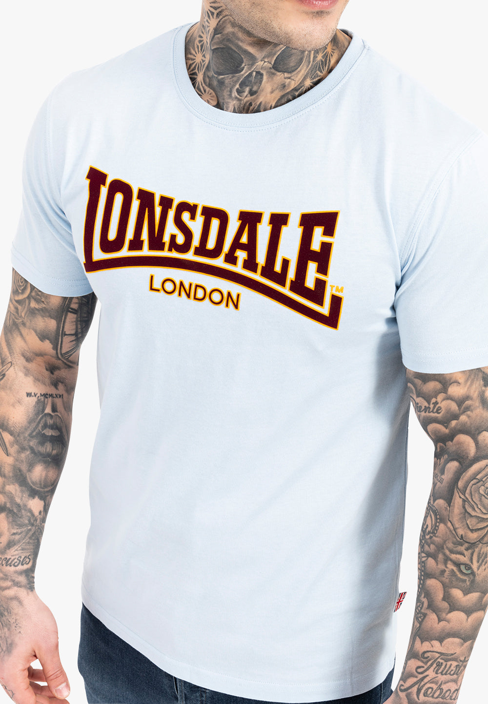 Lonsdale 111001 Classic T-Shirt - Soft Sky
