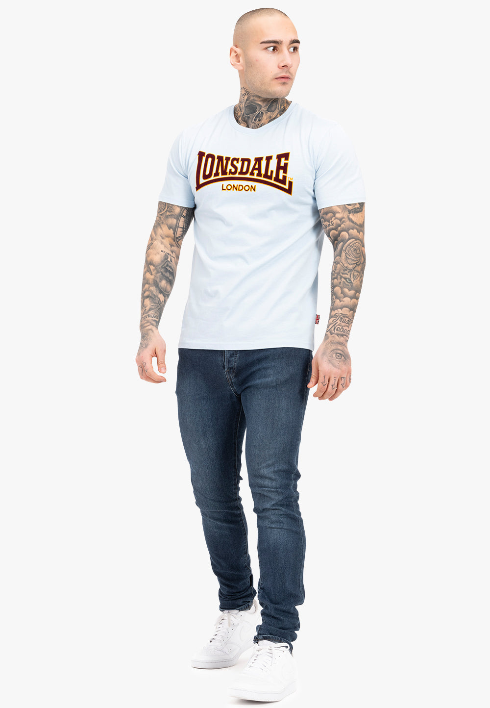 Lonsdale 111001 Classic T-Shirt - Soft Sky