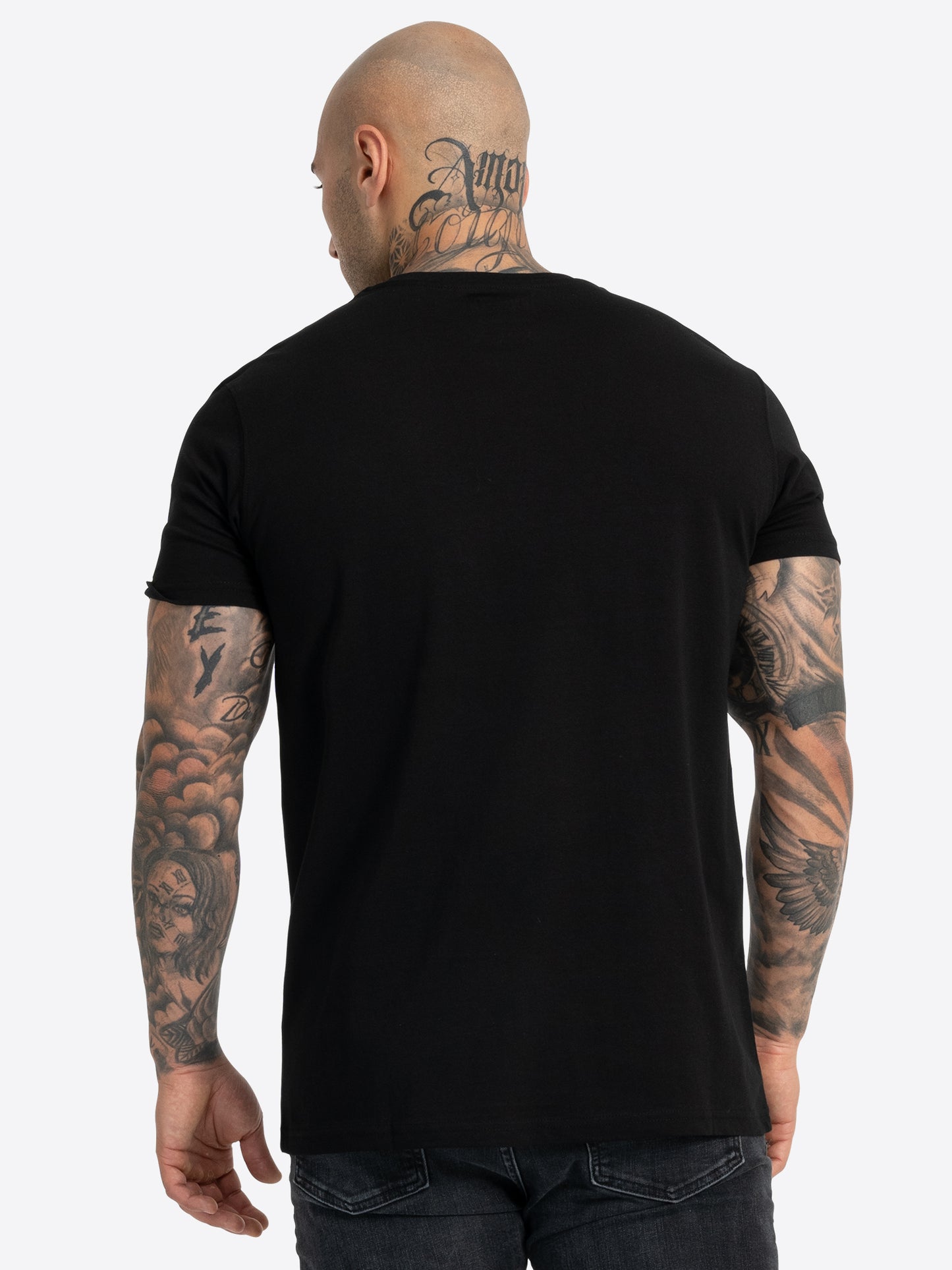Lonsdale 111011 Nelson T-Shirt - Schwarz