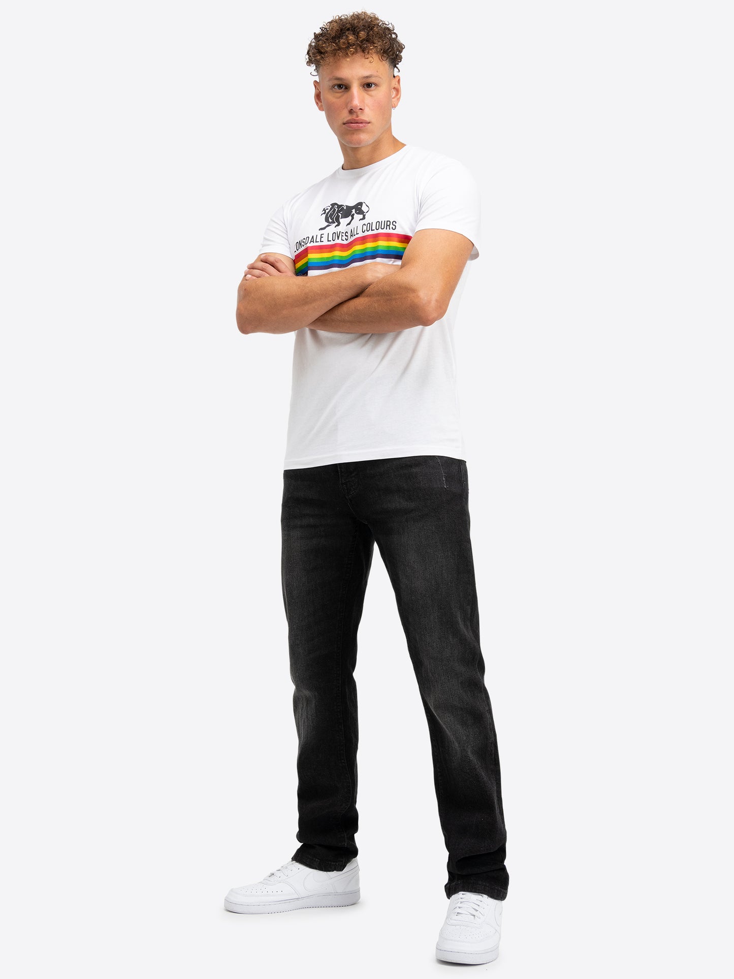Lonsdale 111011 Nelson T-Shirt - Weiss