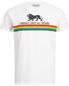 Lonsdale 111011 Nelson T-Shirt - Weiss
