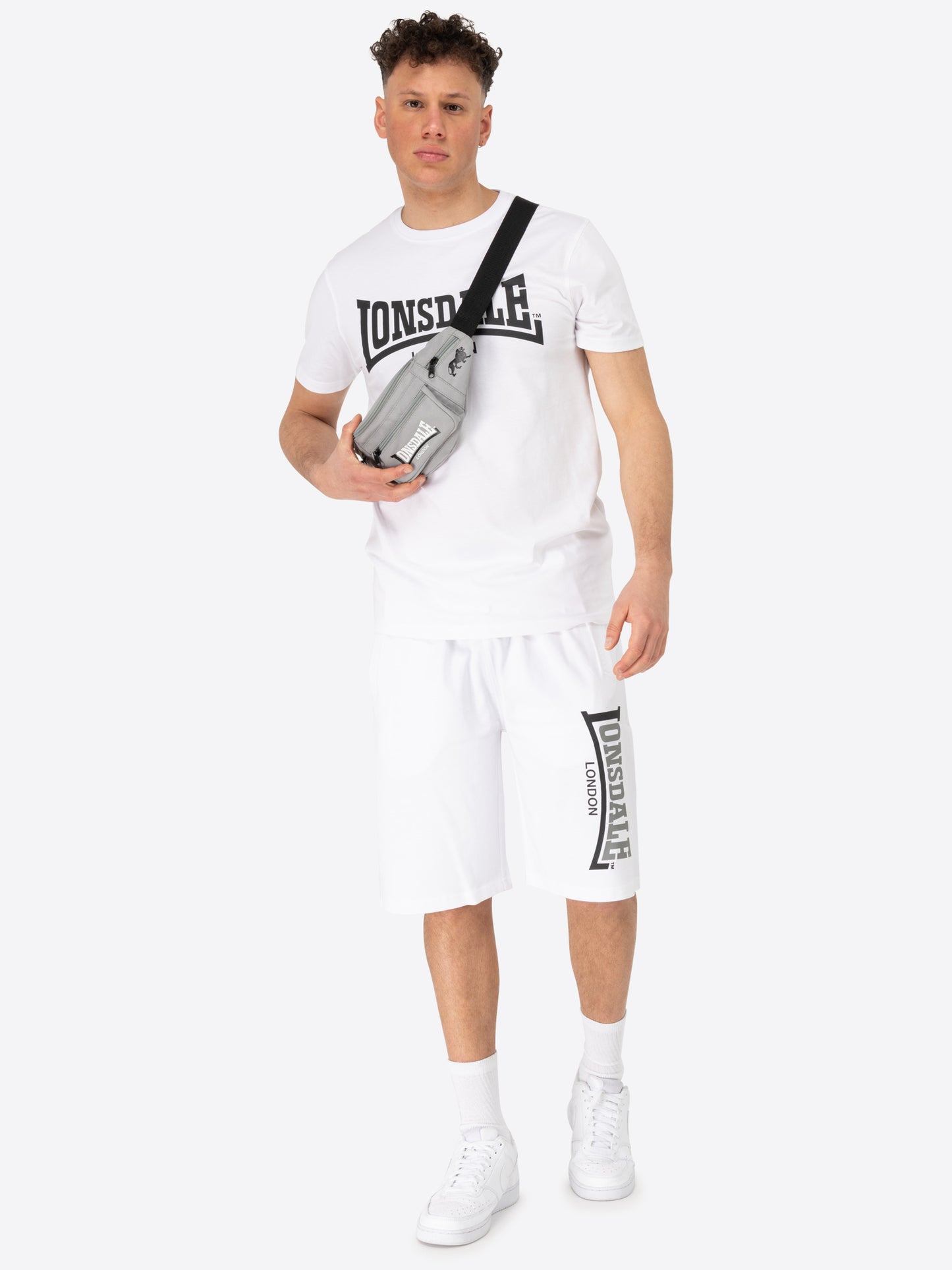 Lonsdale 111055 Hip Bag Grau