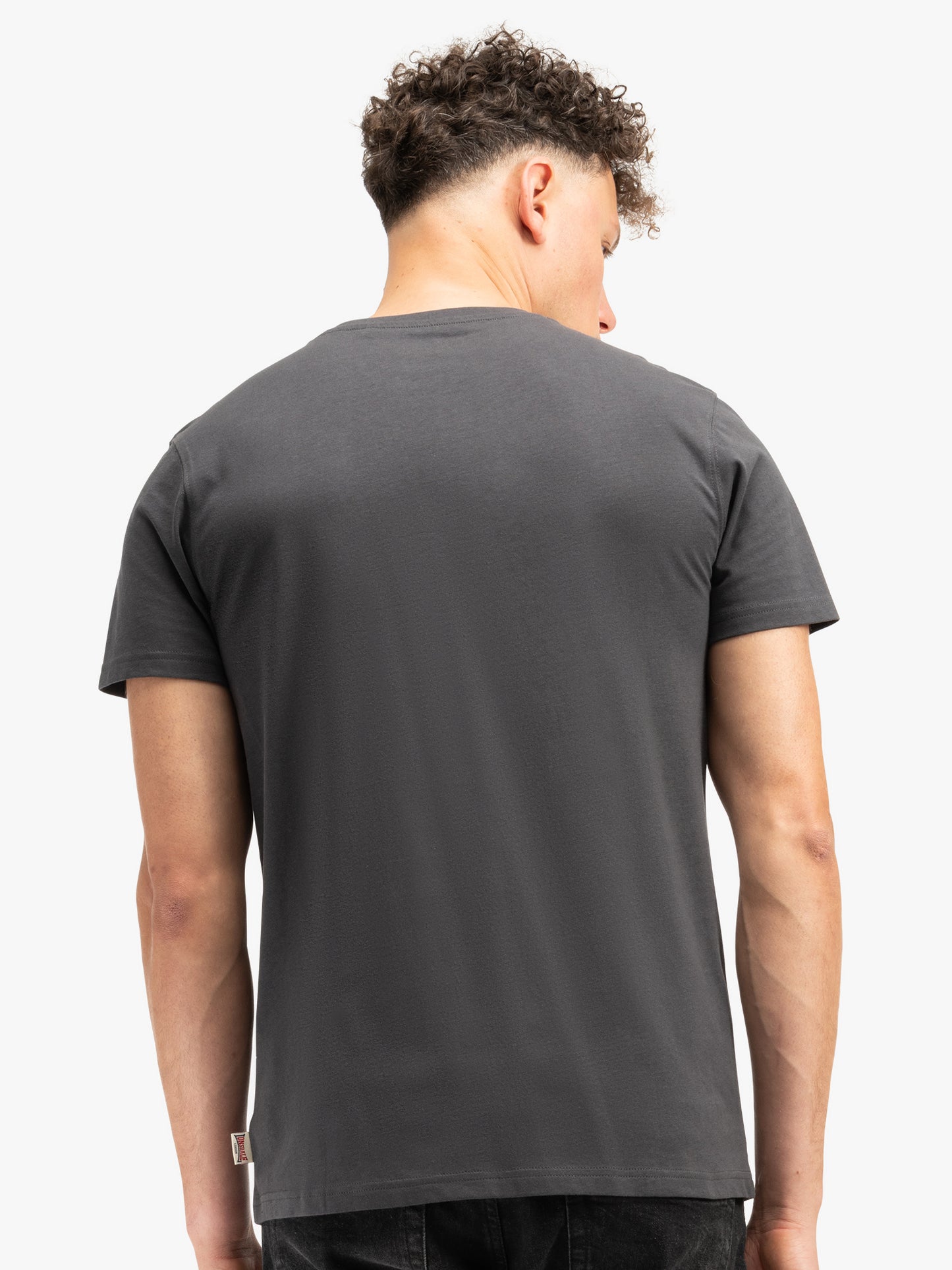Lonsdale 111132 Logo Kai T-Shirt - Anthracite