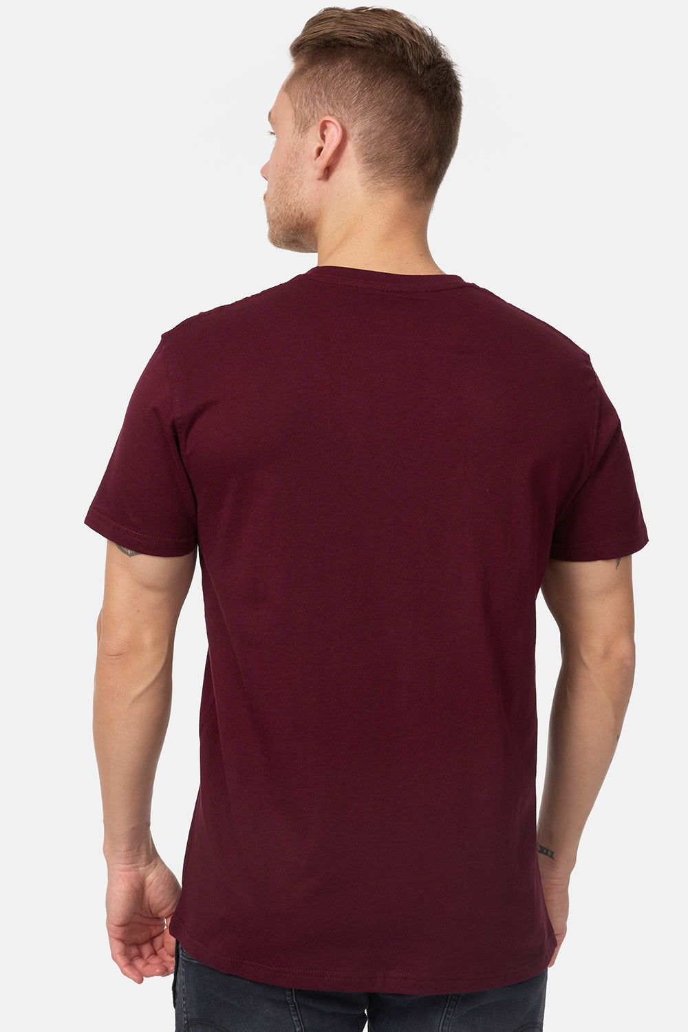 Lonsdale 111162 Langset T-Shirt Vintage Oxblood