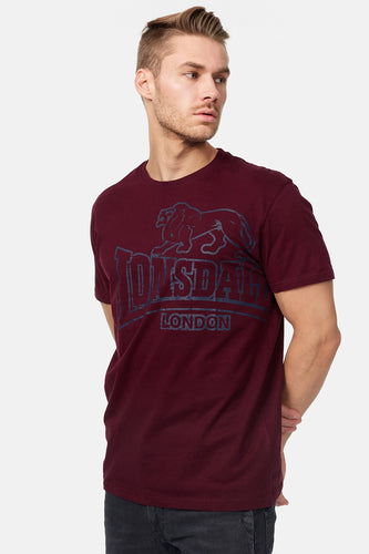 Lonsdale 111162 Langset T-Shirt Vintage Oxblood