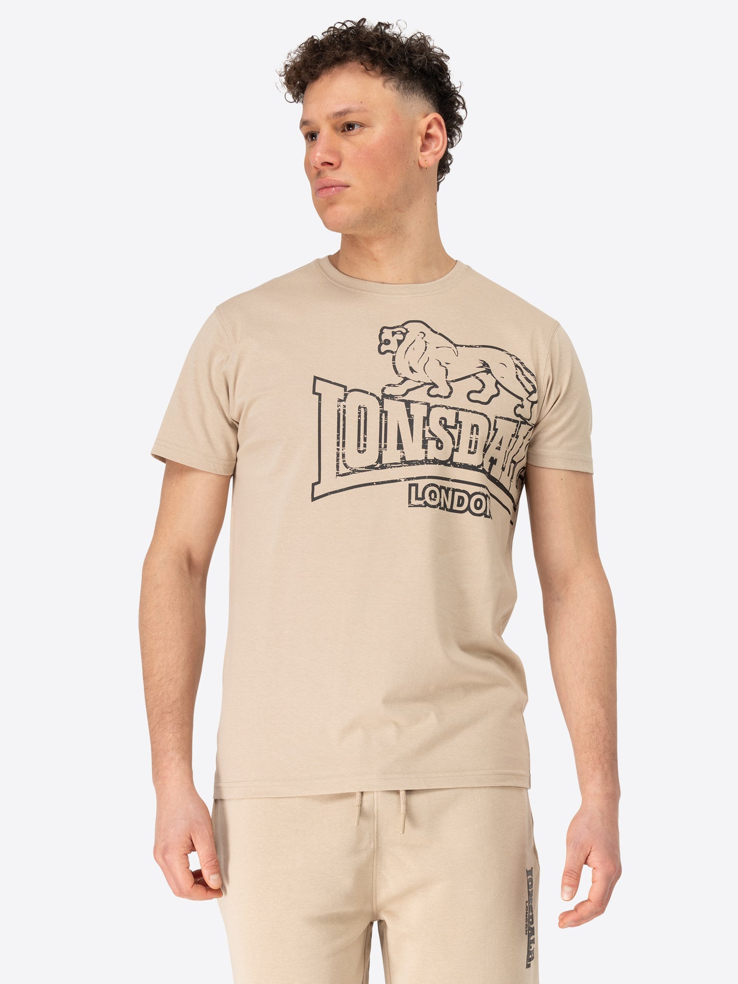 Lonsdale 111262 Langsett T-Shirt Vintage Sand