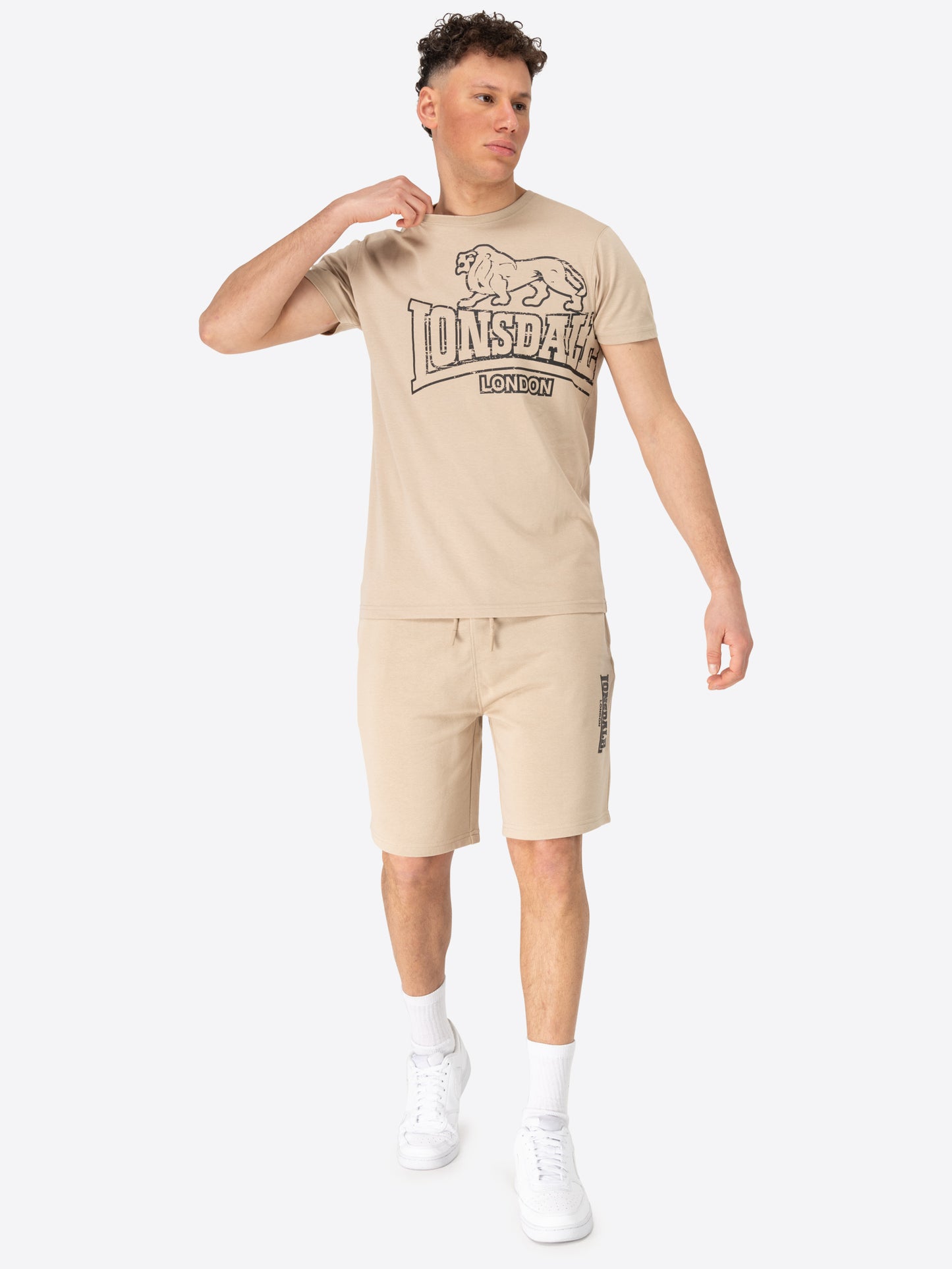 Lonsdale 111262 Langsett T-Shirt Vintage Sand