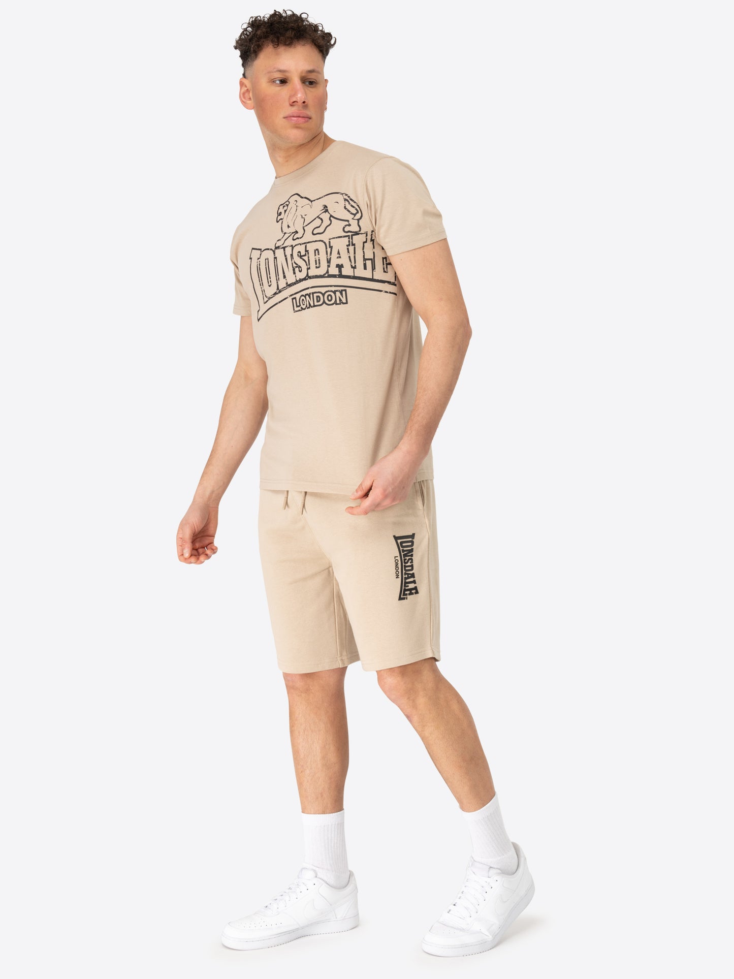 Lonsdale 111262 Langsett T-Shirt Vintage Sand