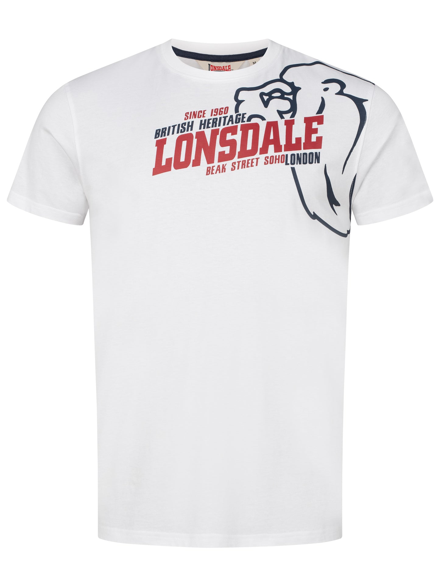 Lonsdale 111273 Walkley T-Shirt Weiss