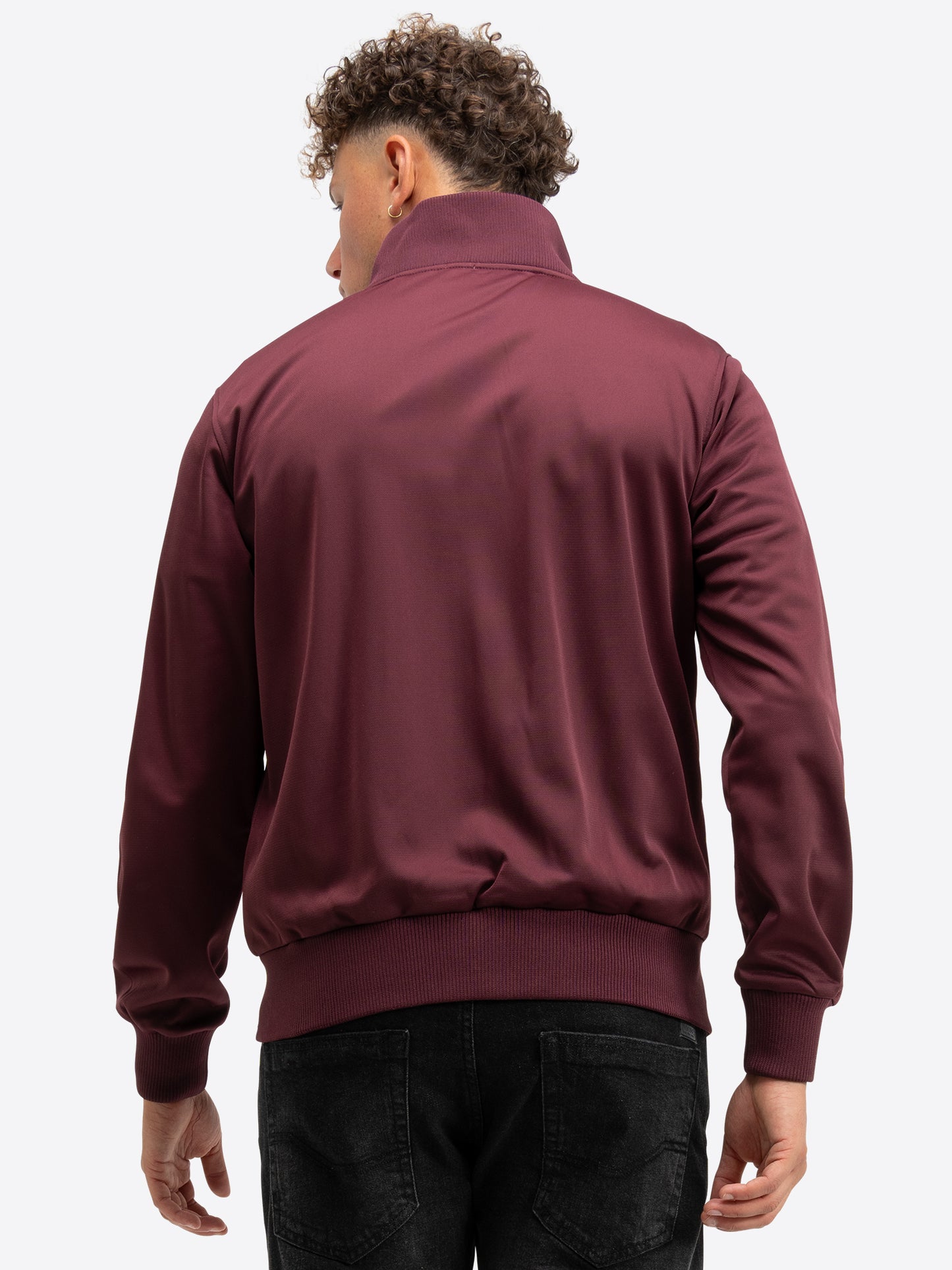 Lonsdale 111302 Alnwick Trikot Jacke Oxblood/Gelb