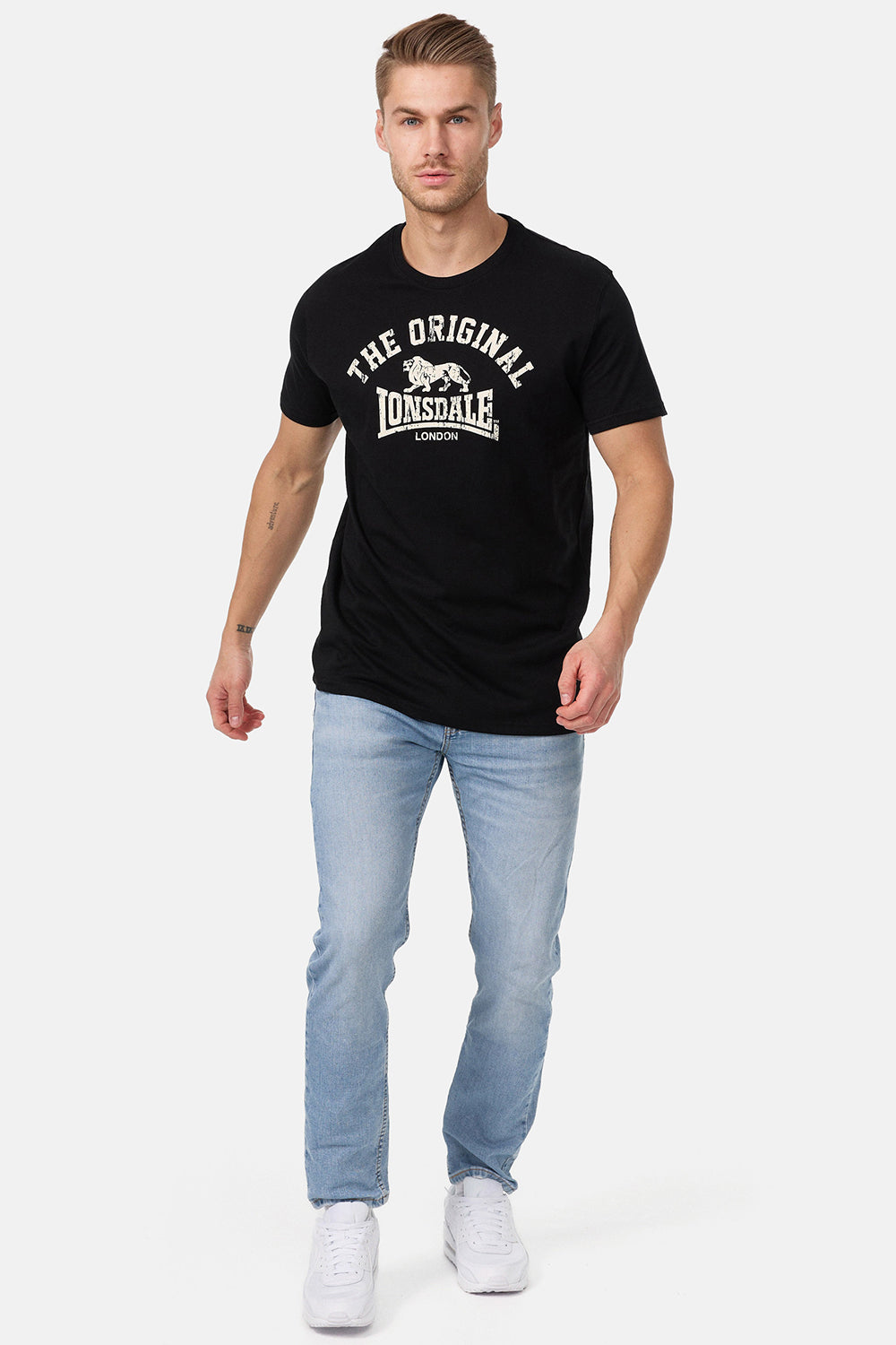 Lonsdale 112048 Original T-Shirt Schwarz