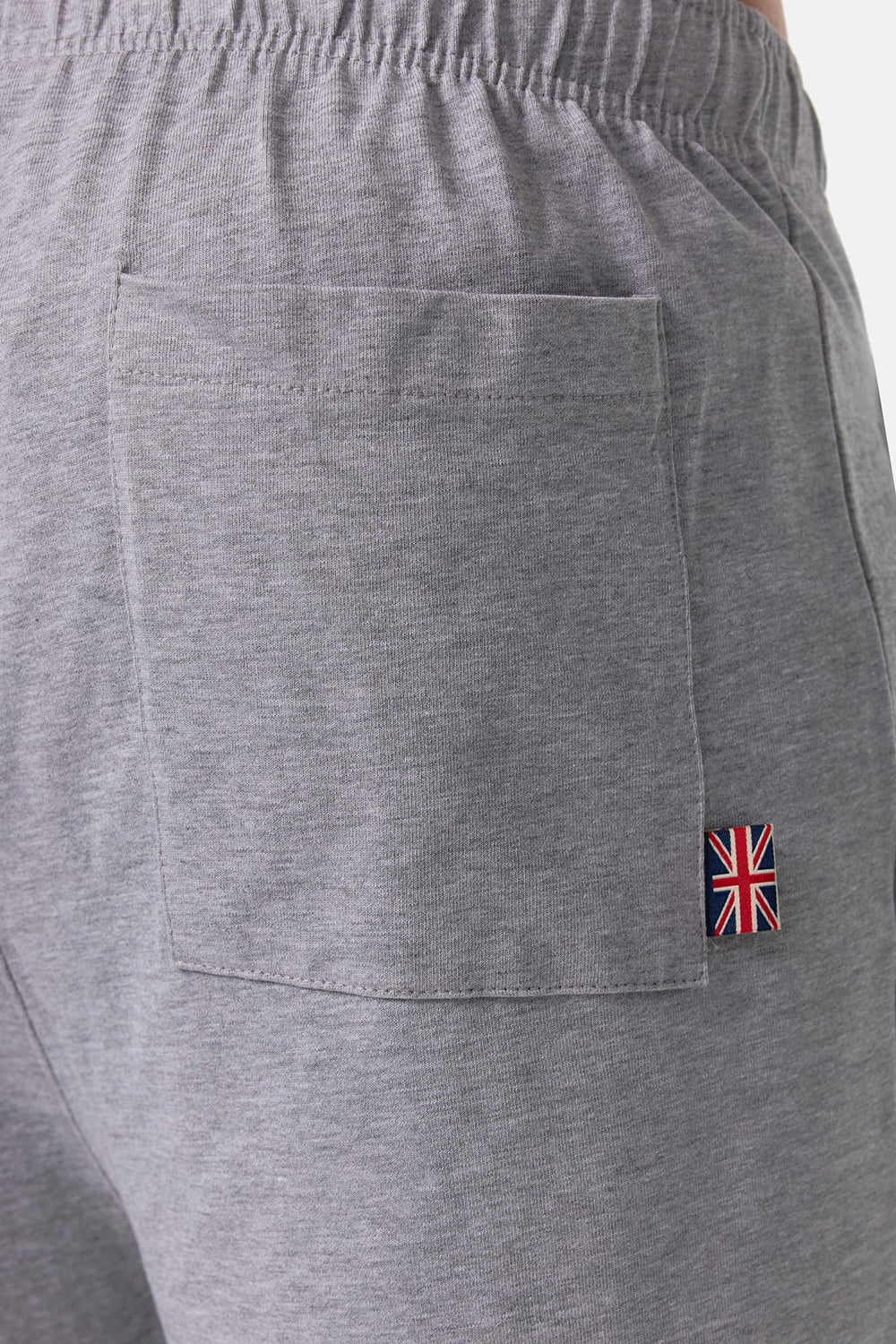 Lonsdale 112062 Logo Jam Shorts Marl Grey