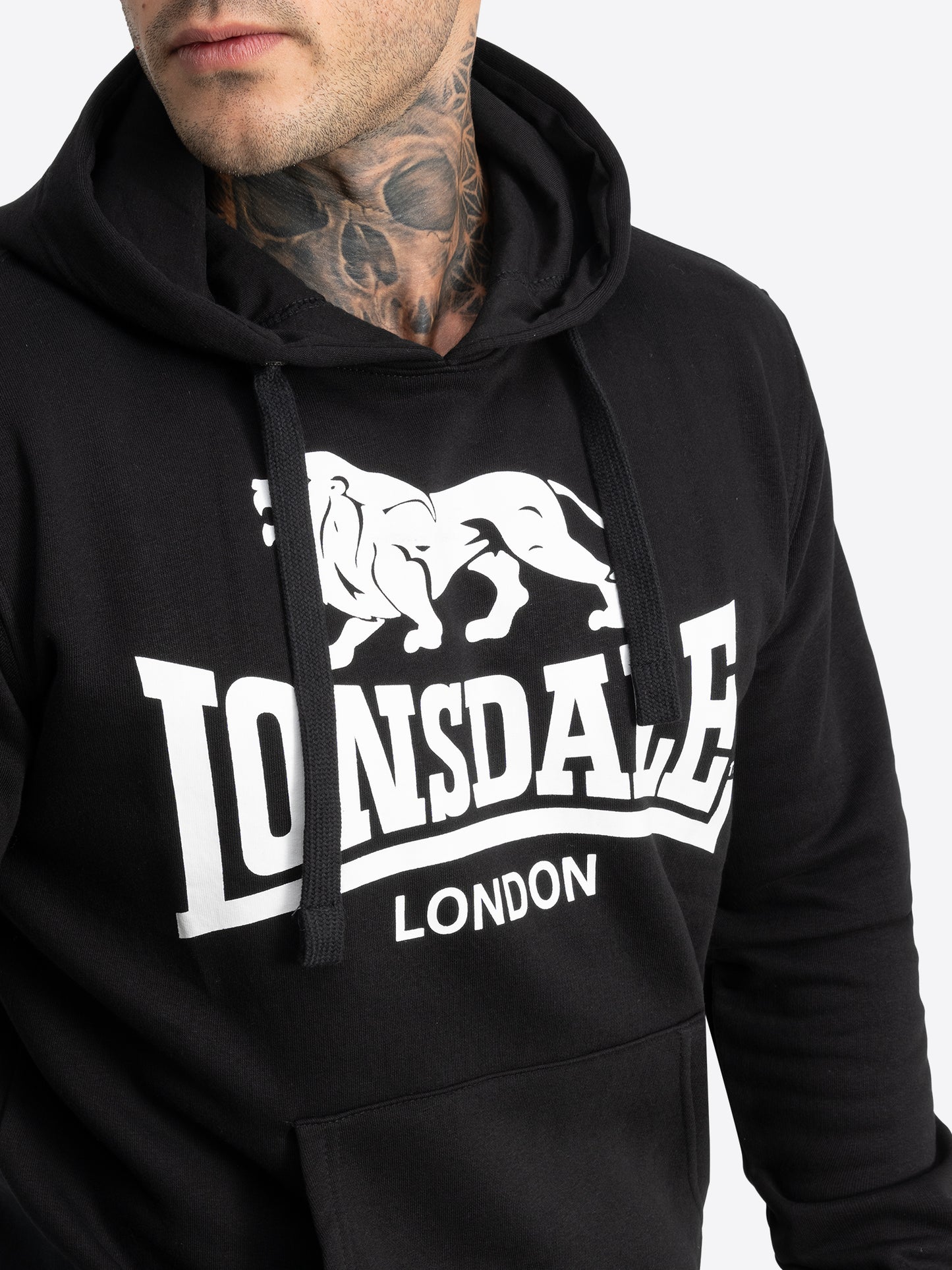 Lonsdale 113027 Go Sport 2 Kapuzensweatshirt Schwarz