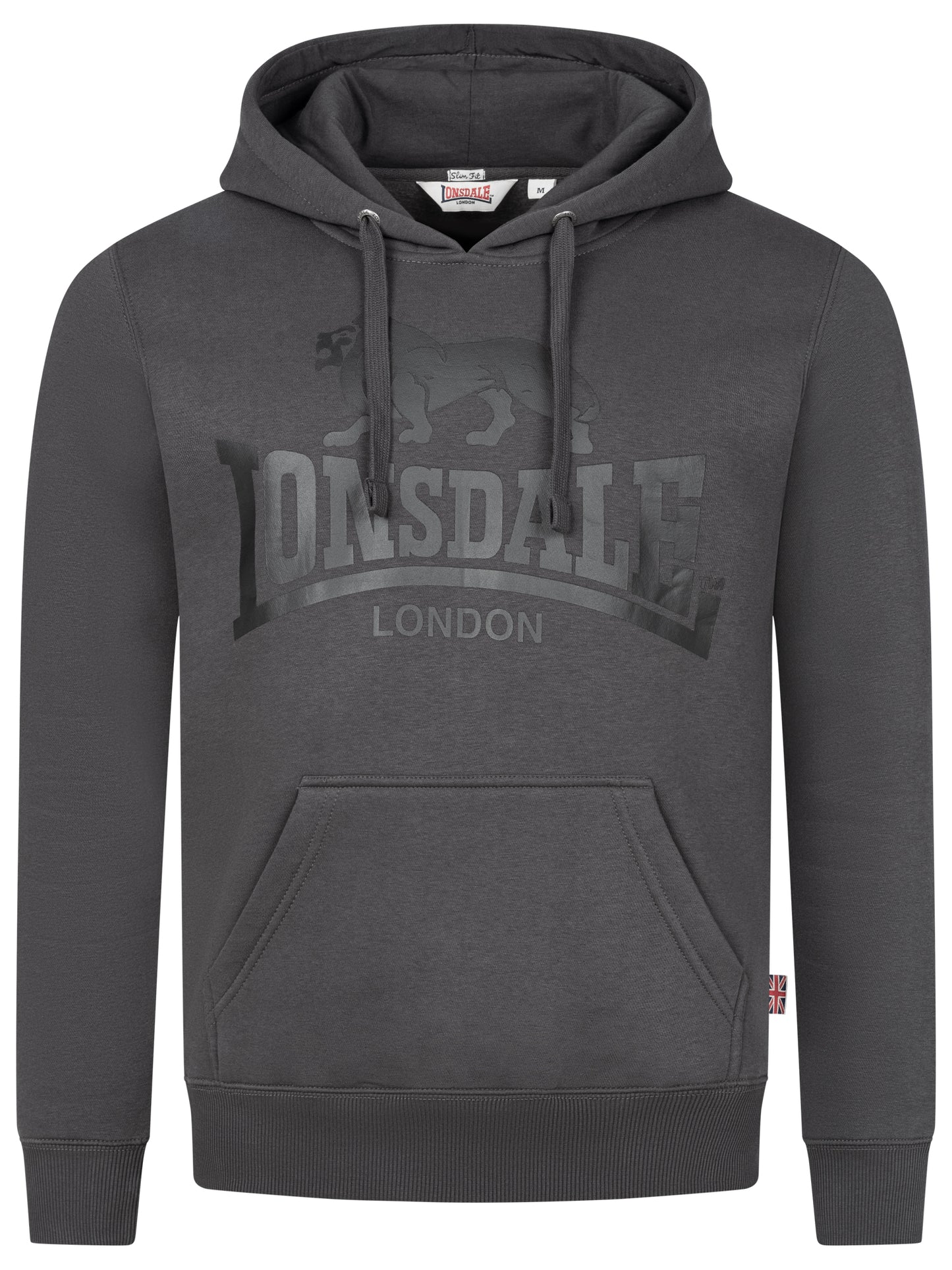 Lonsdale 113027 Go Sport 2 Kapuzensweatshirt Anthracite