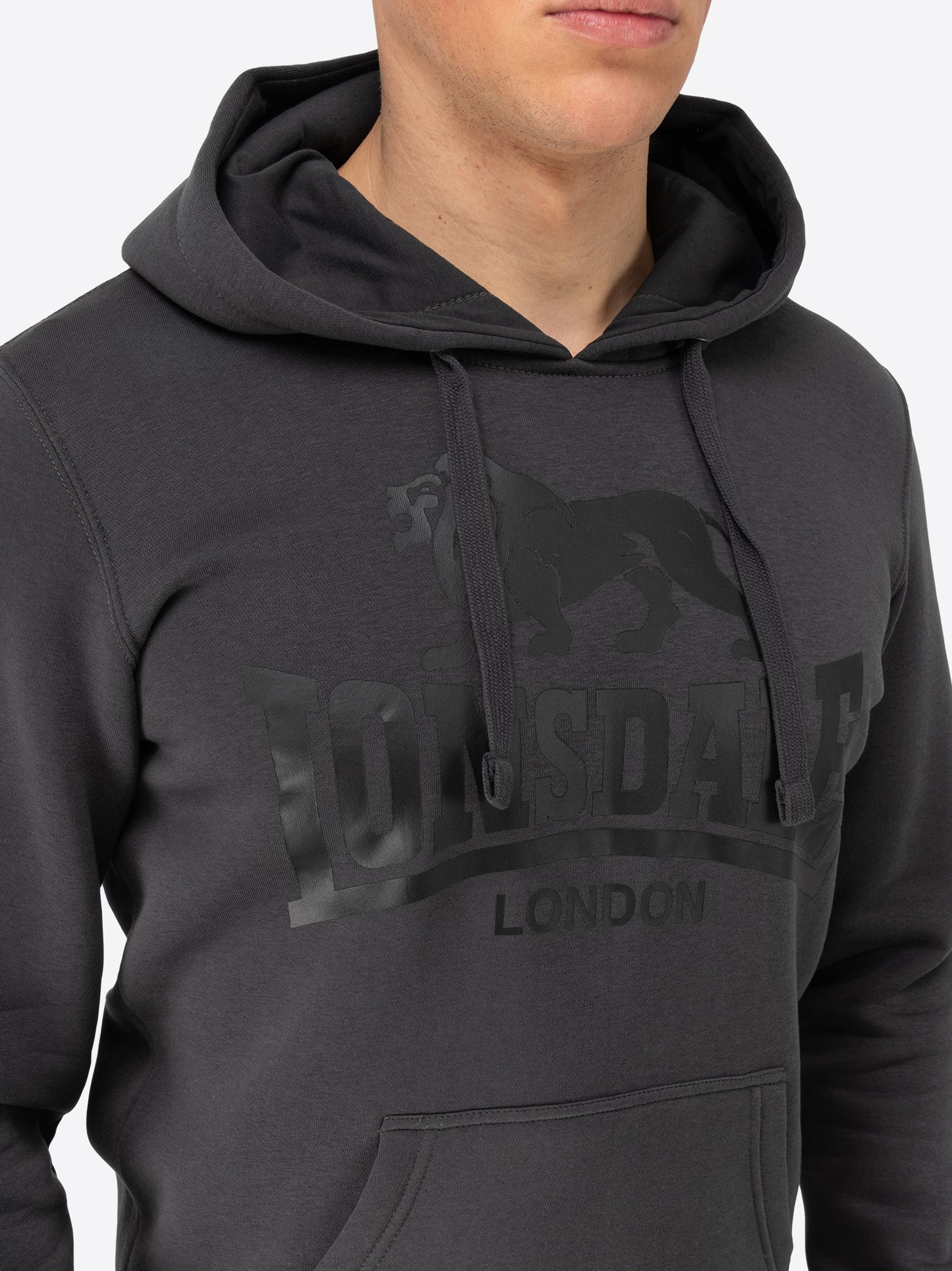 Lonsdale 113027 Go Sport 2 Kapuzensweatshirt Anthracite