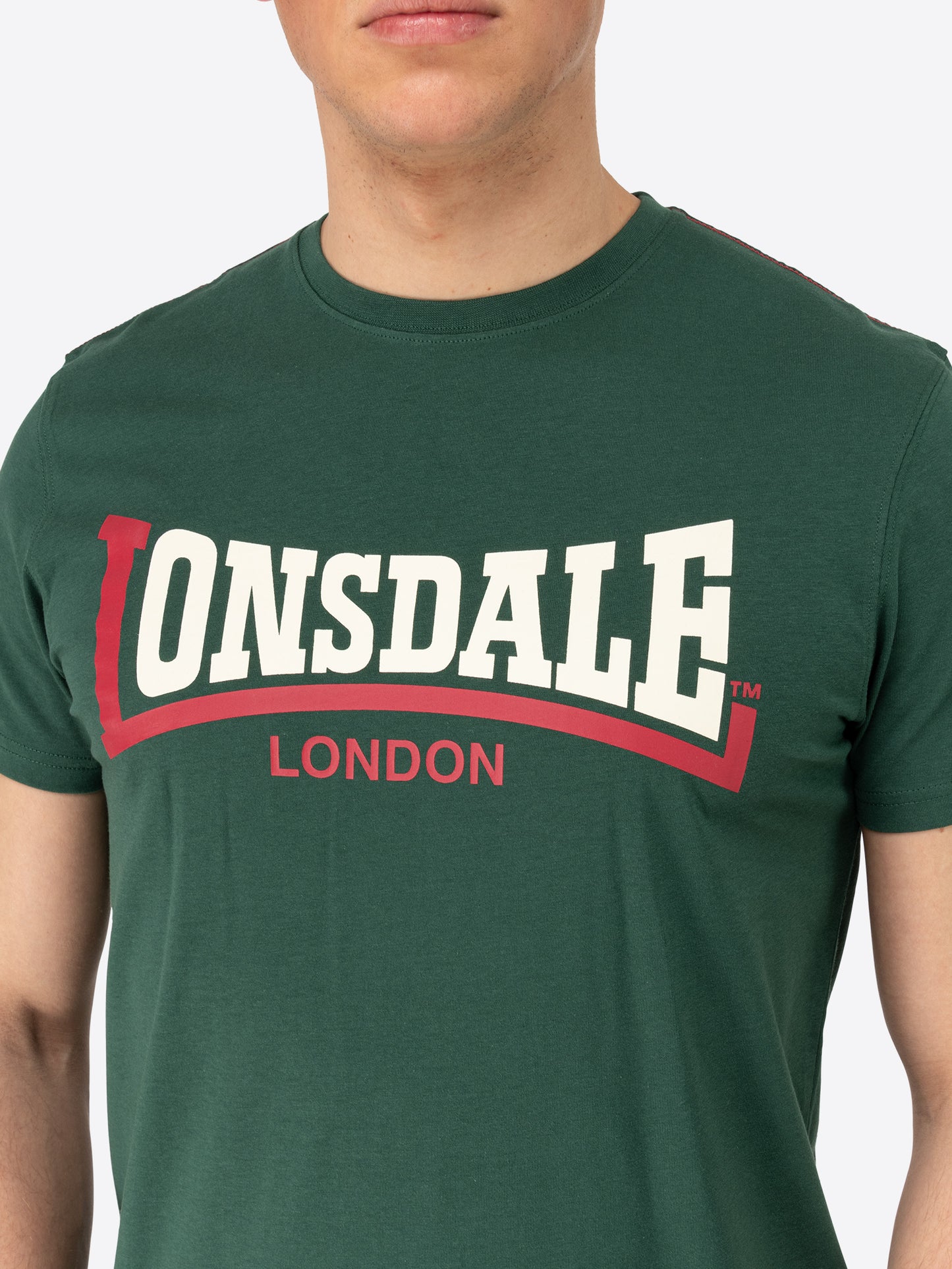Lonsdale 113170 Two Tone T-Shirt Grün