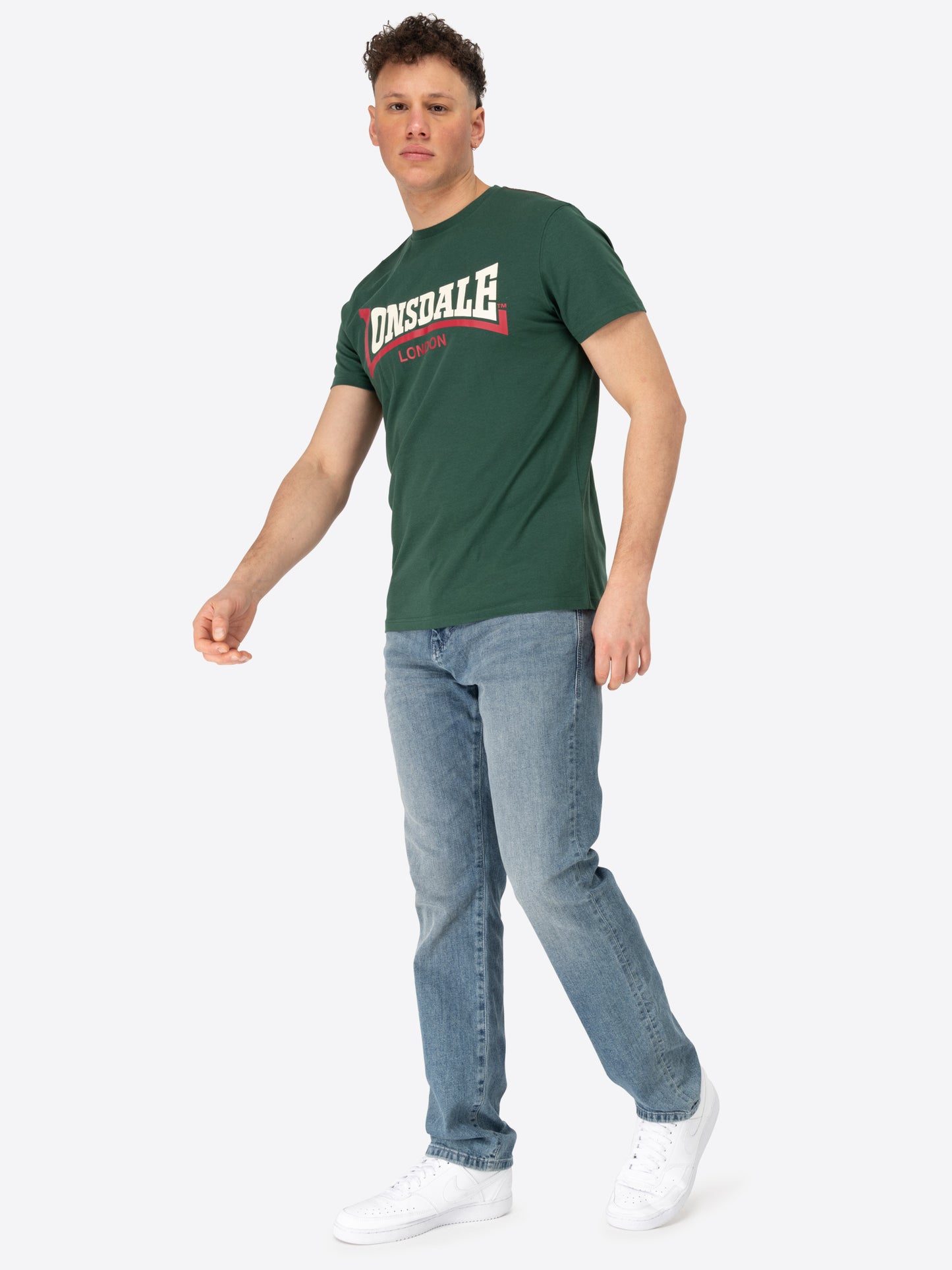 Lonsdale 113170 Two Tone T-Shirt Grün