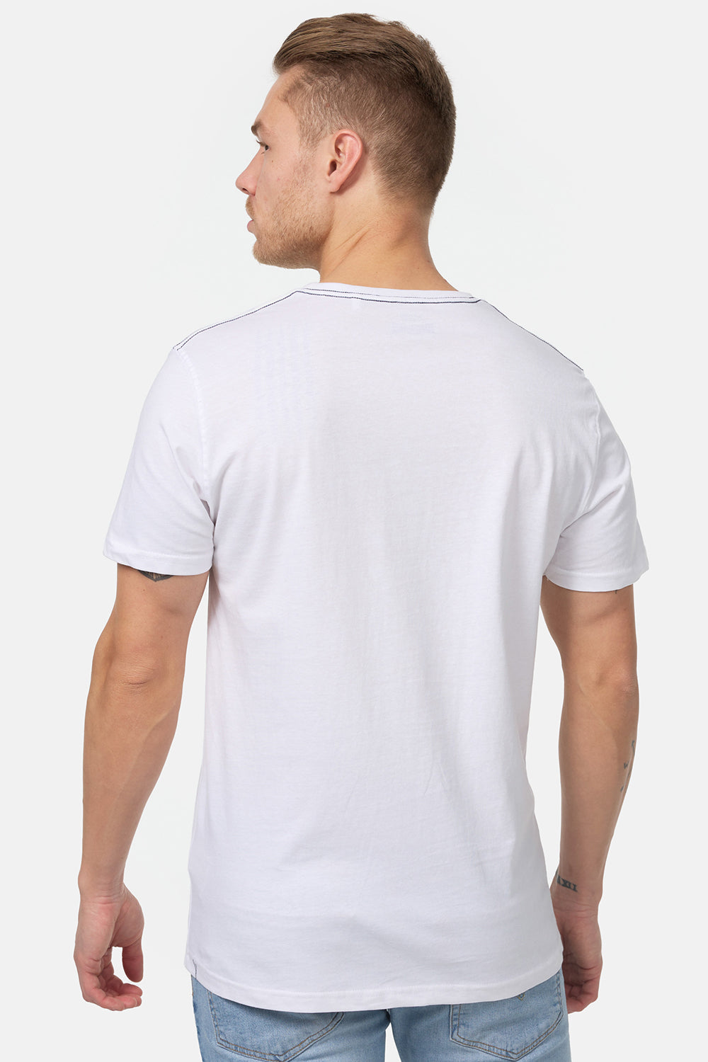 Lonsdale 113170 Two Tone T-Shirt Weiss