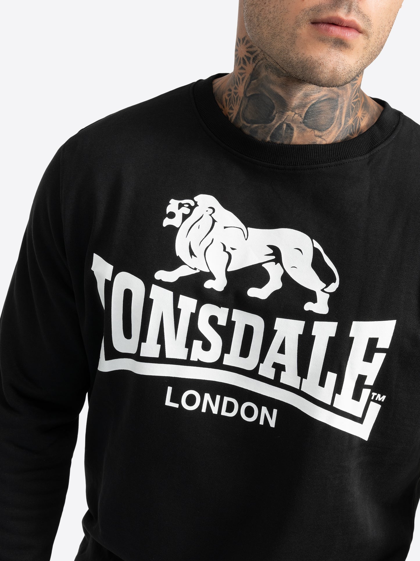 Lonsdale 113374 Go Sport Sweatshirt Schwarz