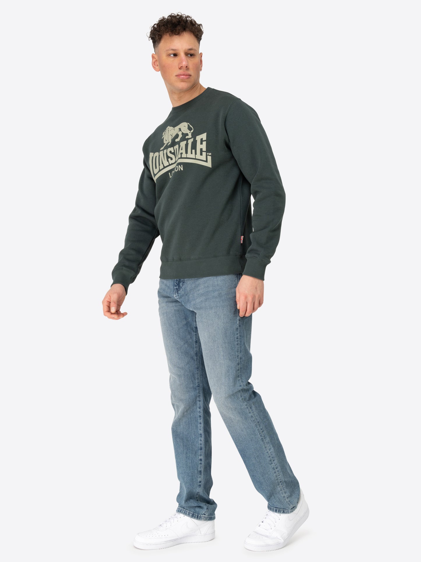 Lonsdale 113374 Go Sport Sweatshirt Grün