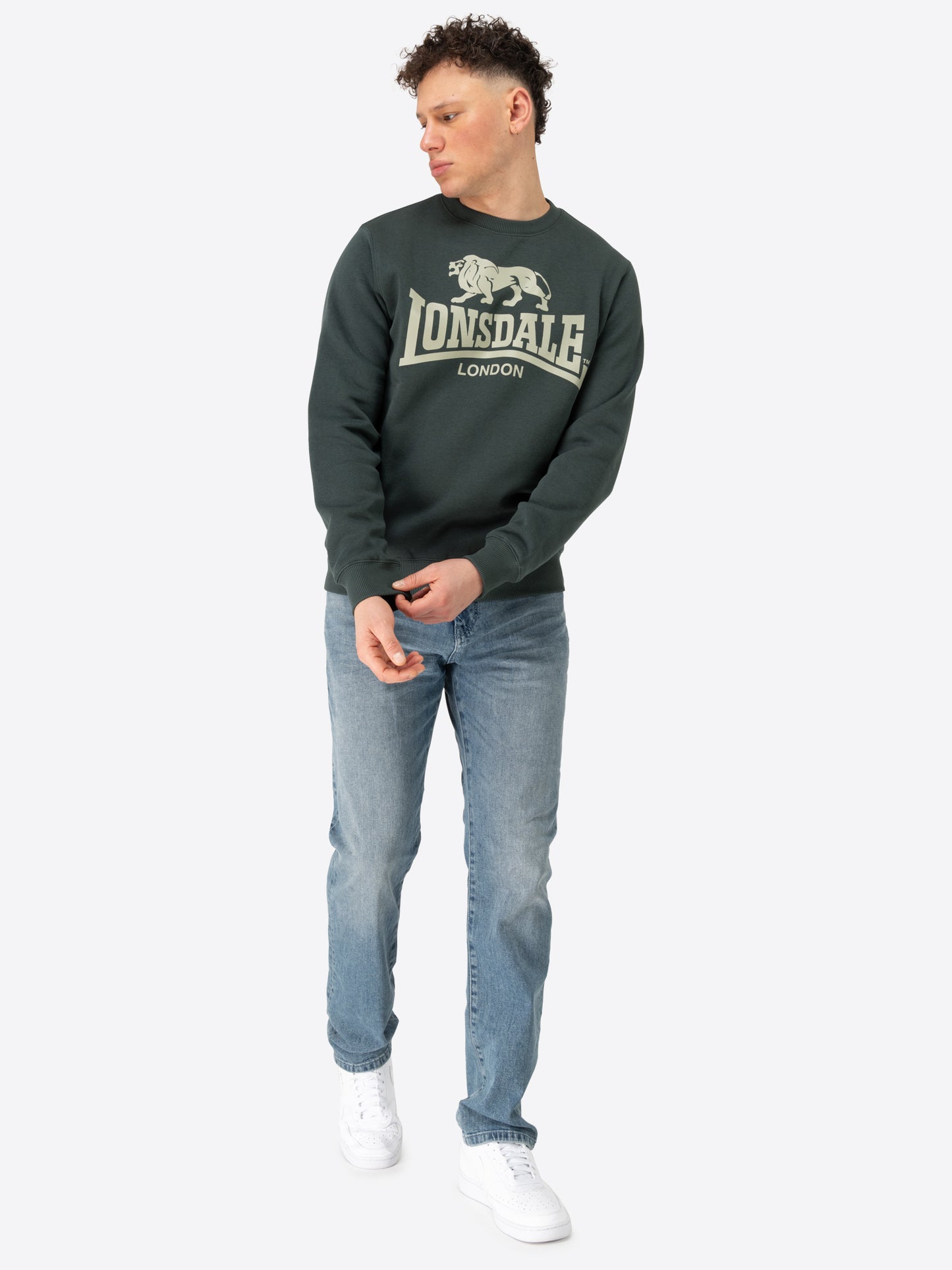 Lonsdale 113374 Go Sport Sweatshirt Grün