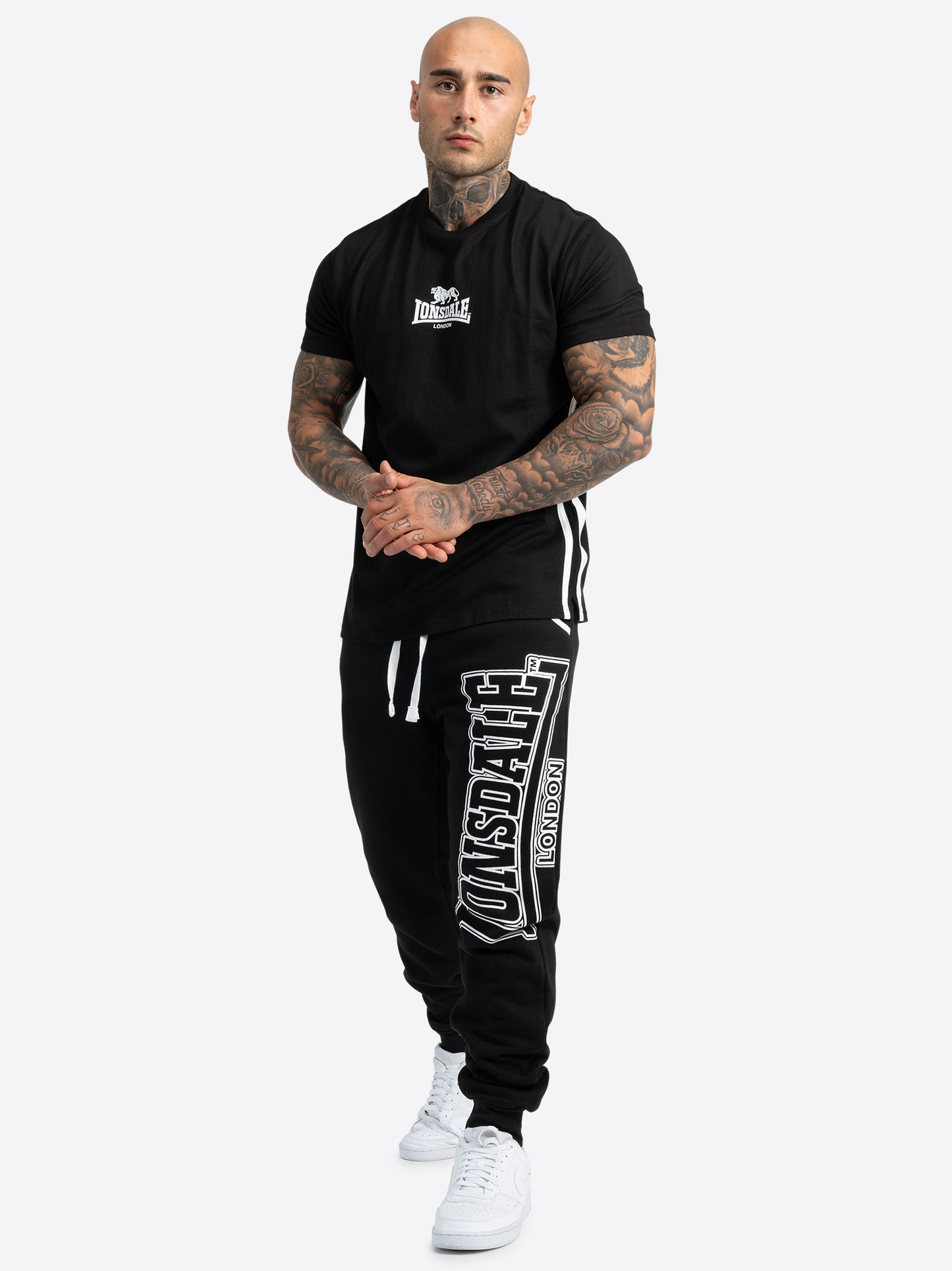 Lonsdale 113598 Marldon Jogginghose Schwarz
