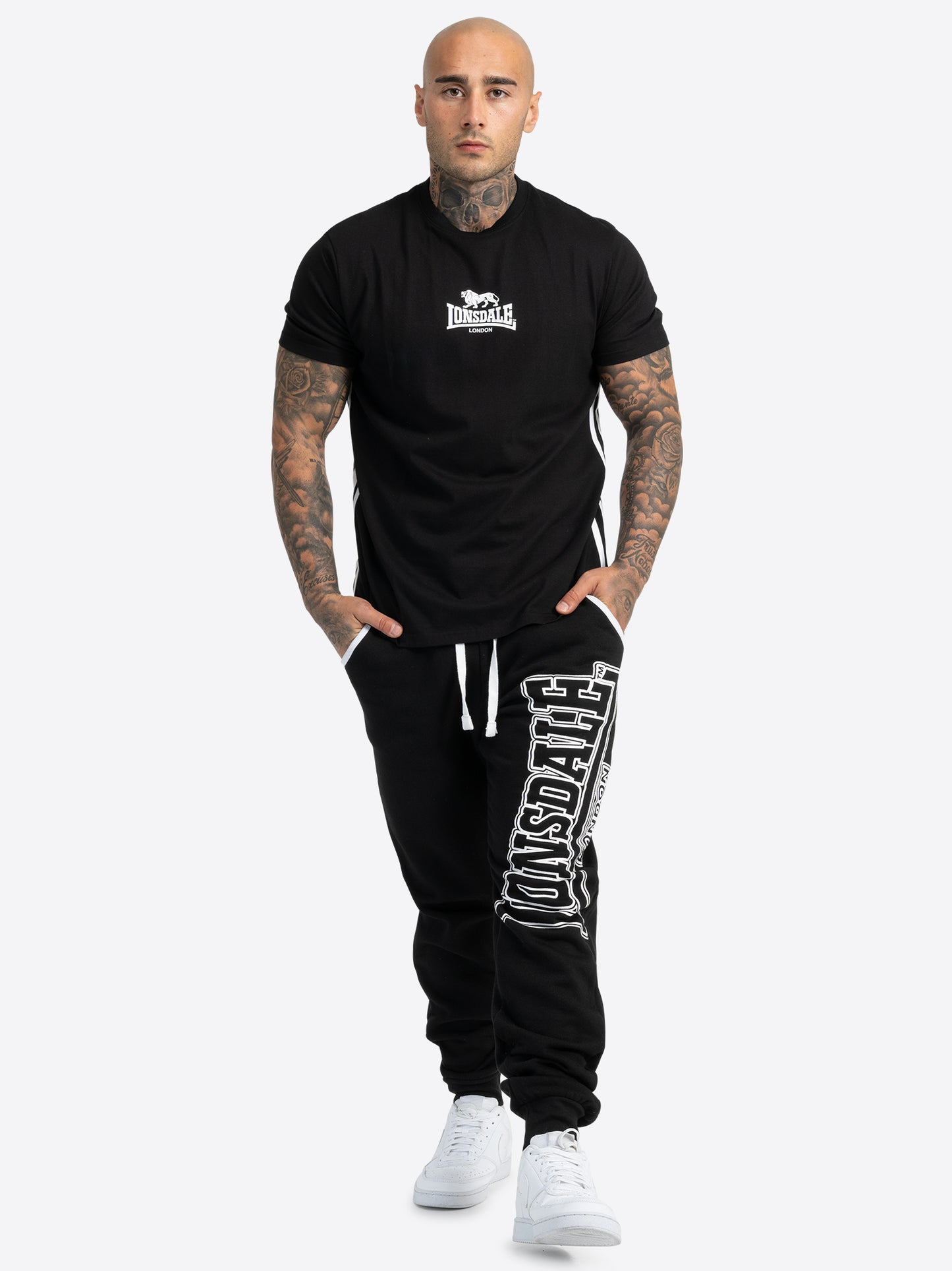 Lonsdale 113598 Marldon Jogginghose Schwarz