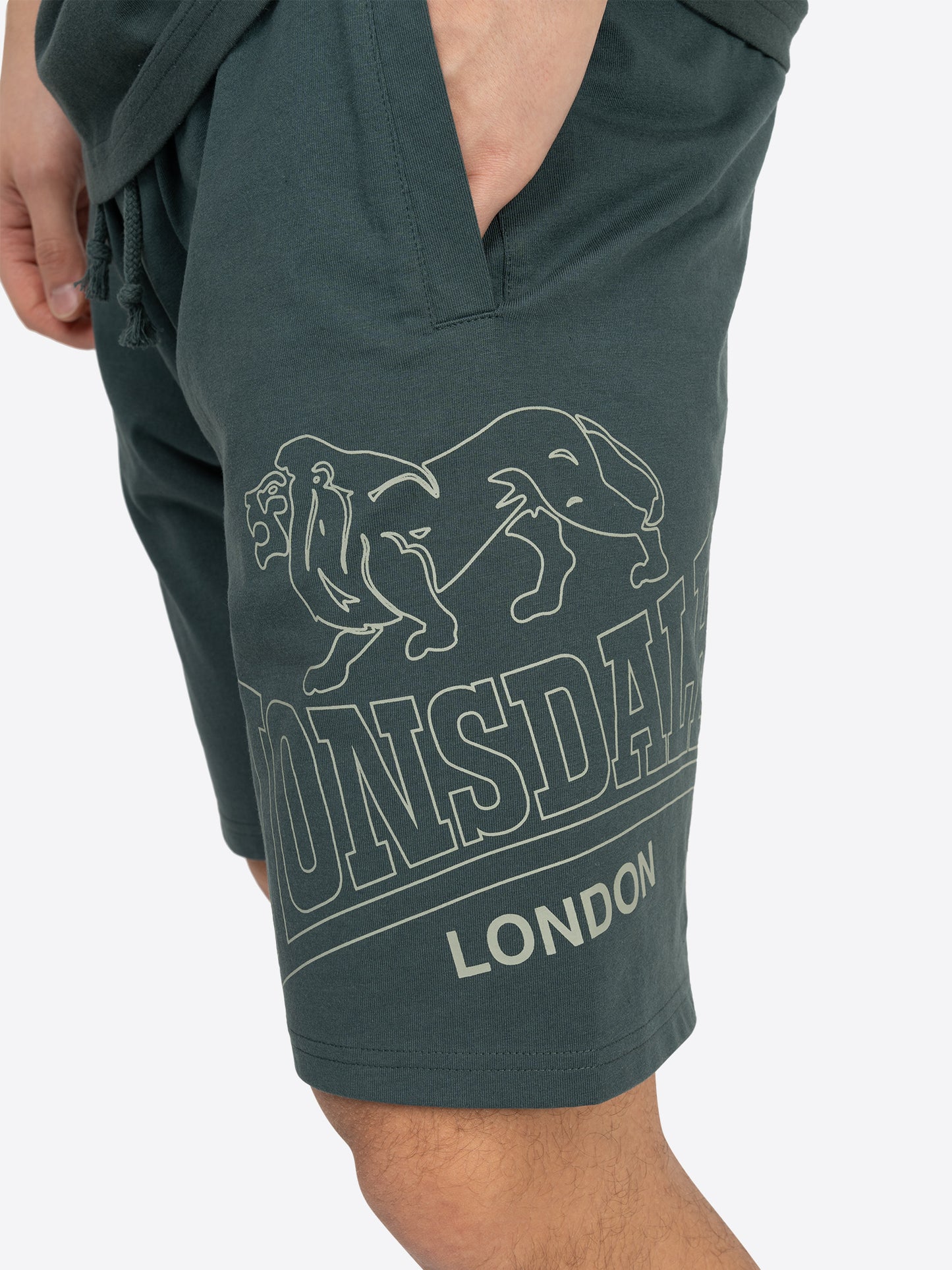 Lonsdale 113602 Chilley Shorts Grün