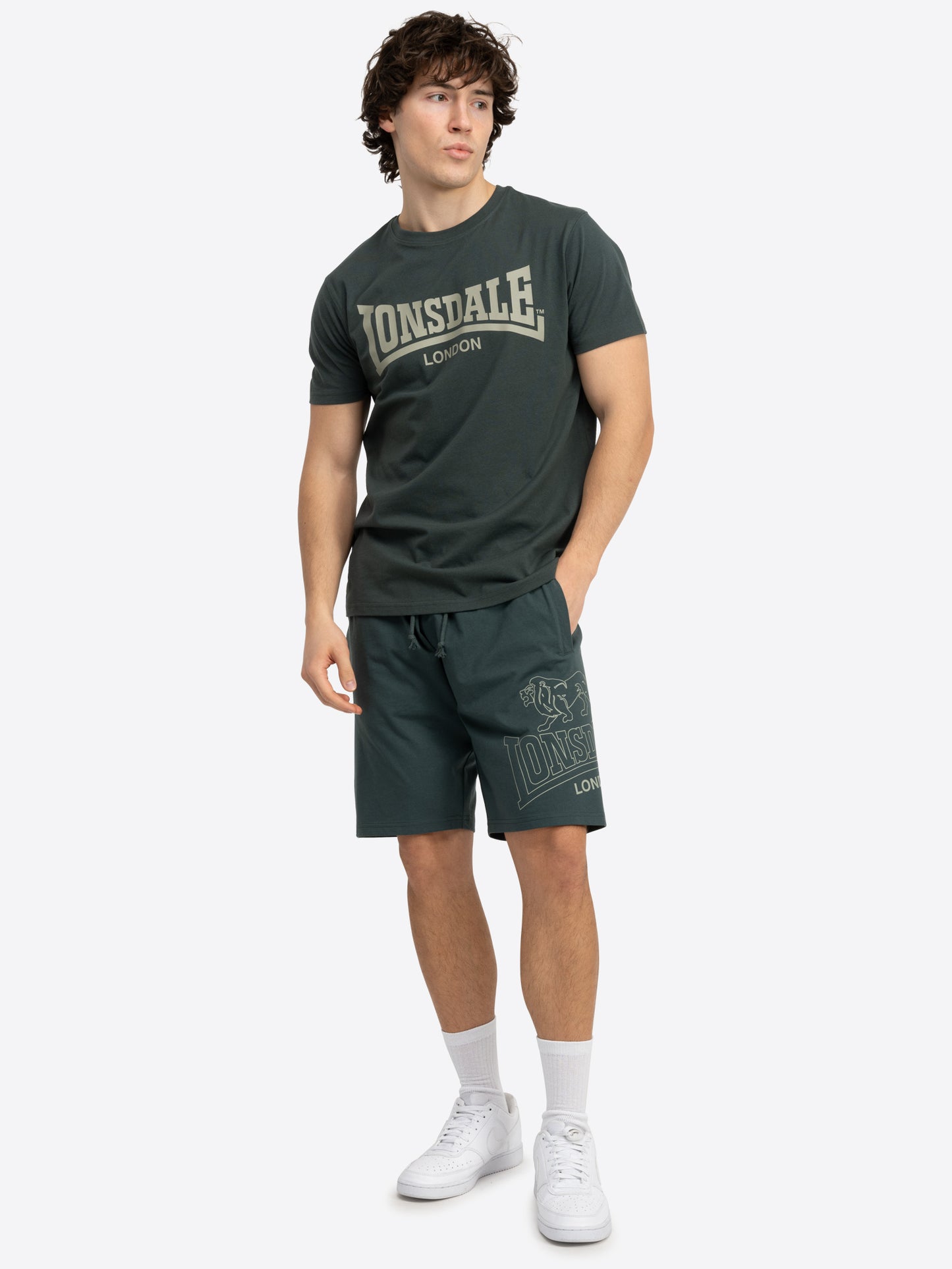 Lonsdale 113602 Chilley Shorts Grün