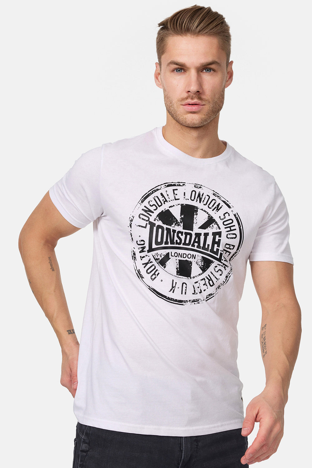 Lonsdale 113670 Dildawn Doppelpack T-Shirt Schwarz/Weiss