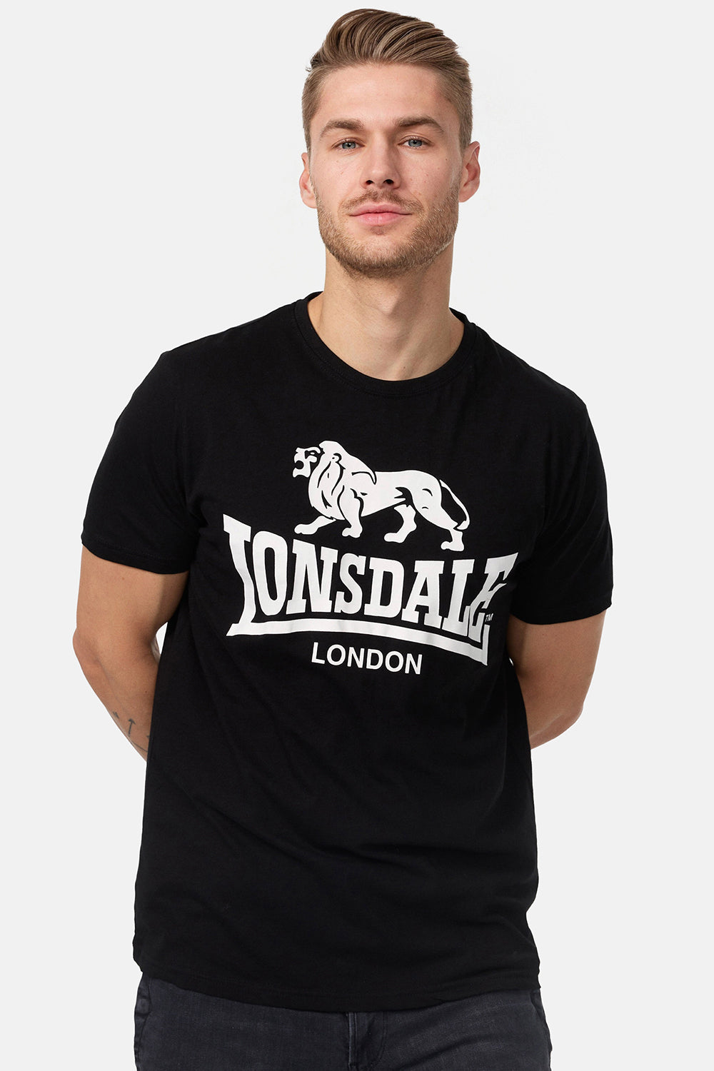 Lonsdale 113670 Dildawn Doppelpack T-Shirt Schwarz/Weiss