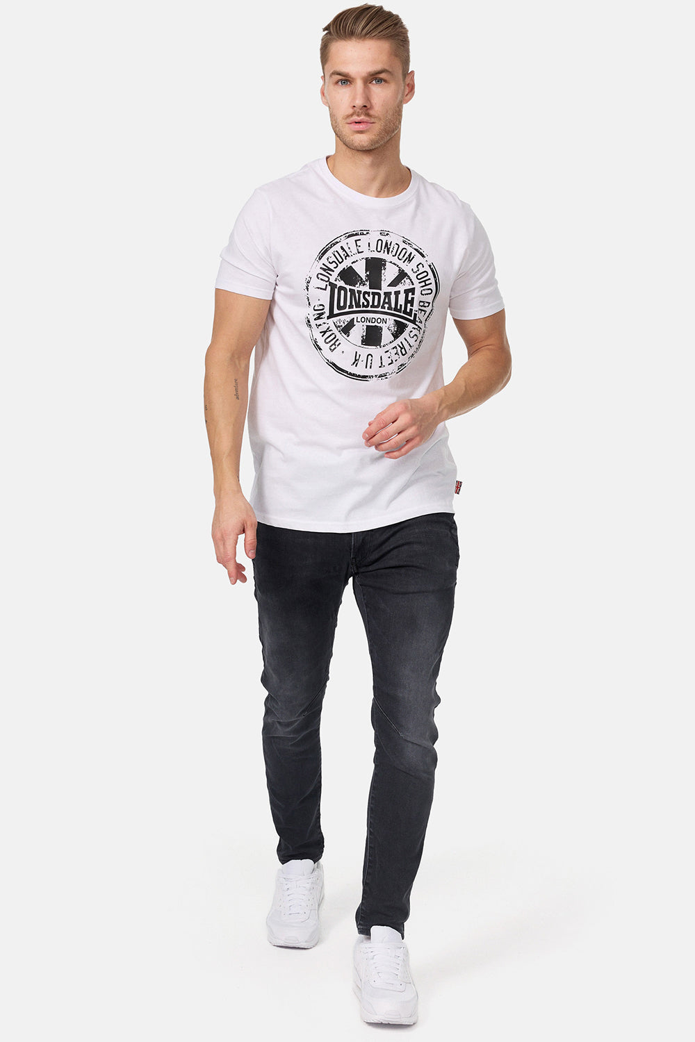 Lonsdale 113670 Dildawn Doppelpack T-Shirt Schwarz/Weiss