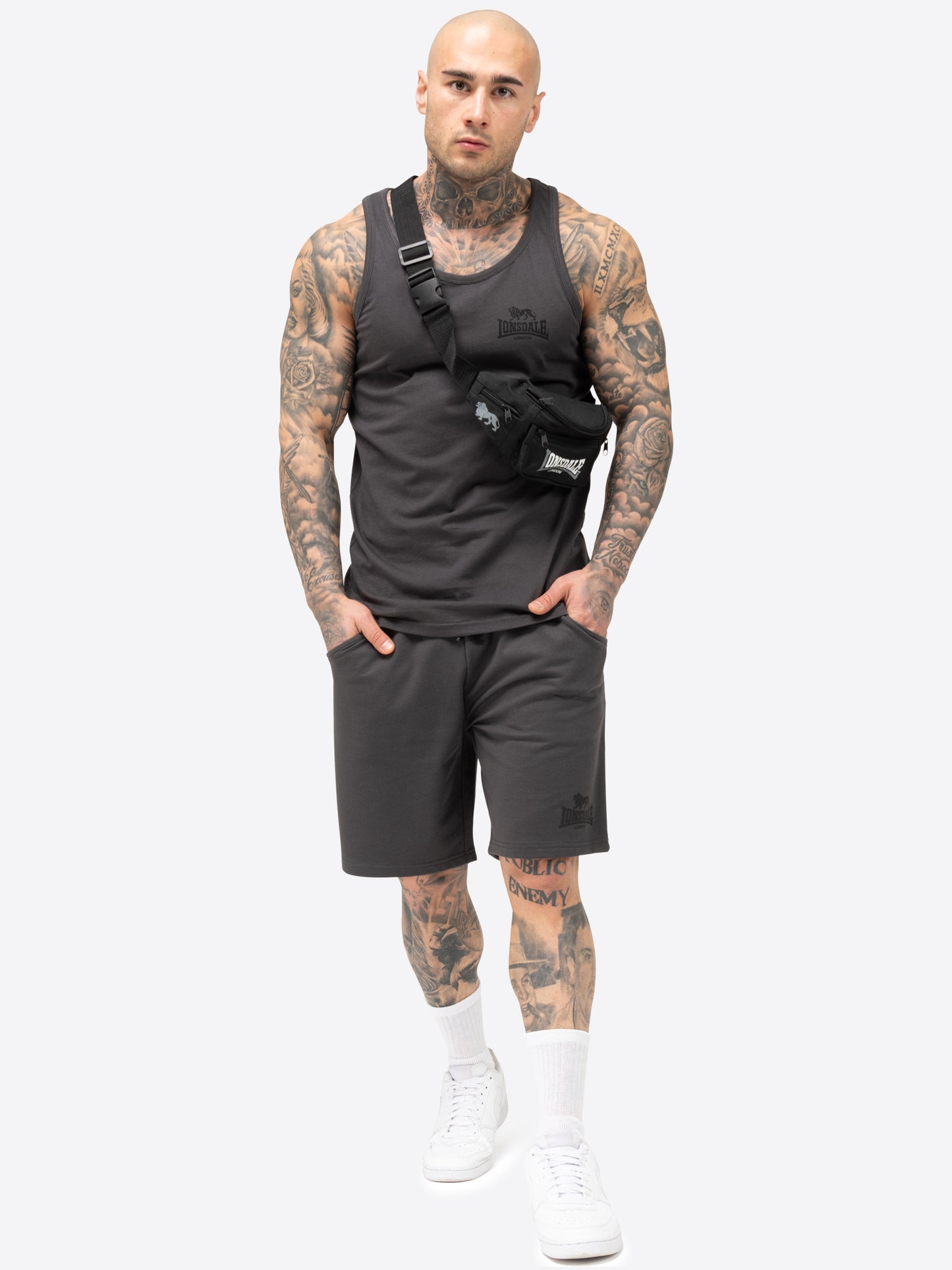 Lonsdale 113699 Coventry Shorts Anthracite