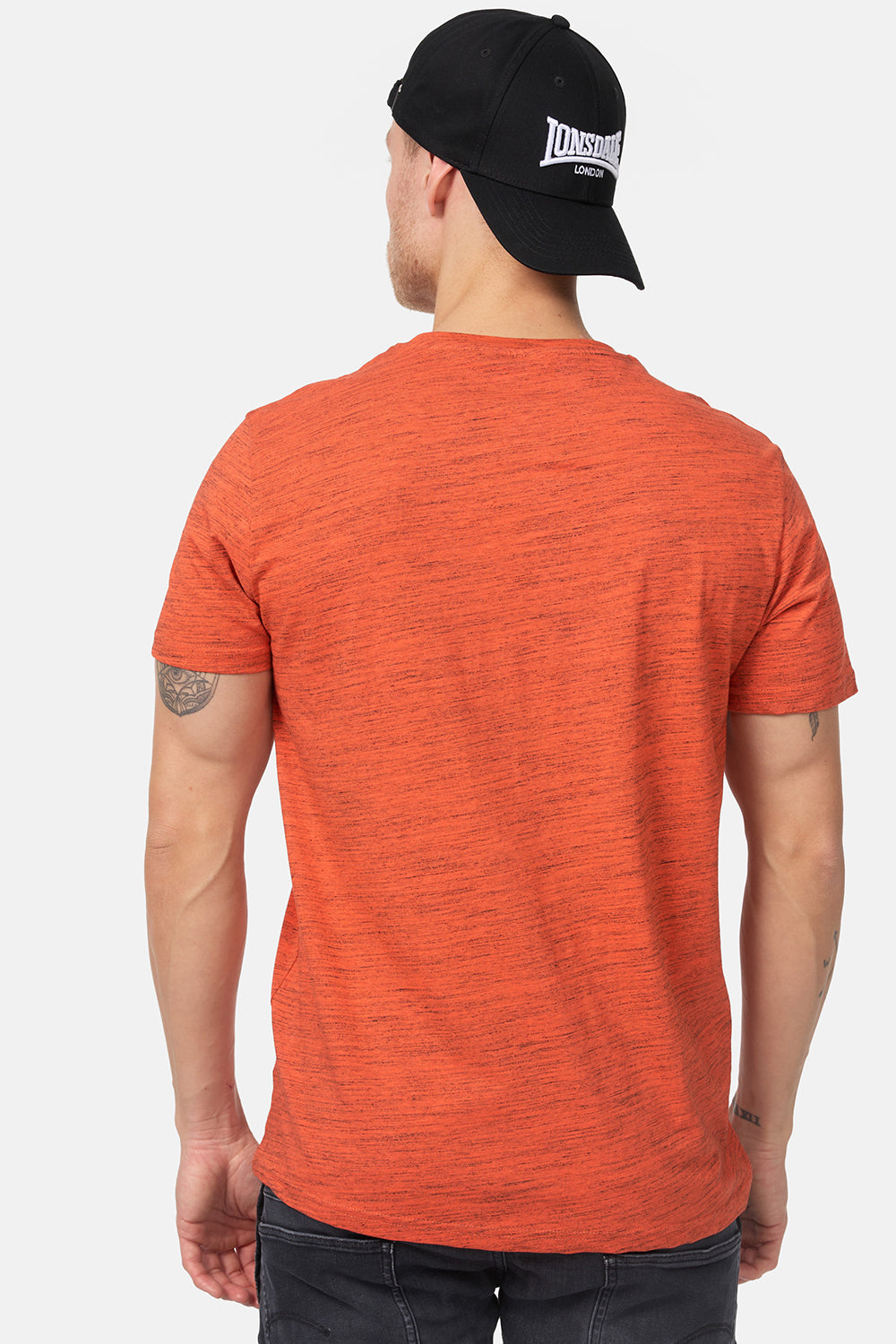 Lonsdale 113803 Gargrave T-Shirt Marl Orange