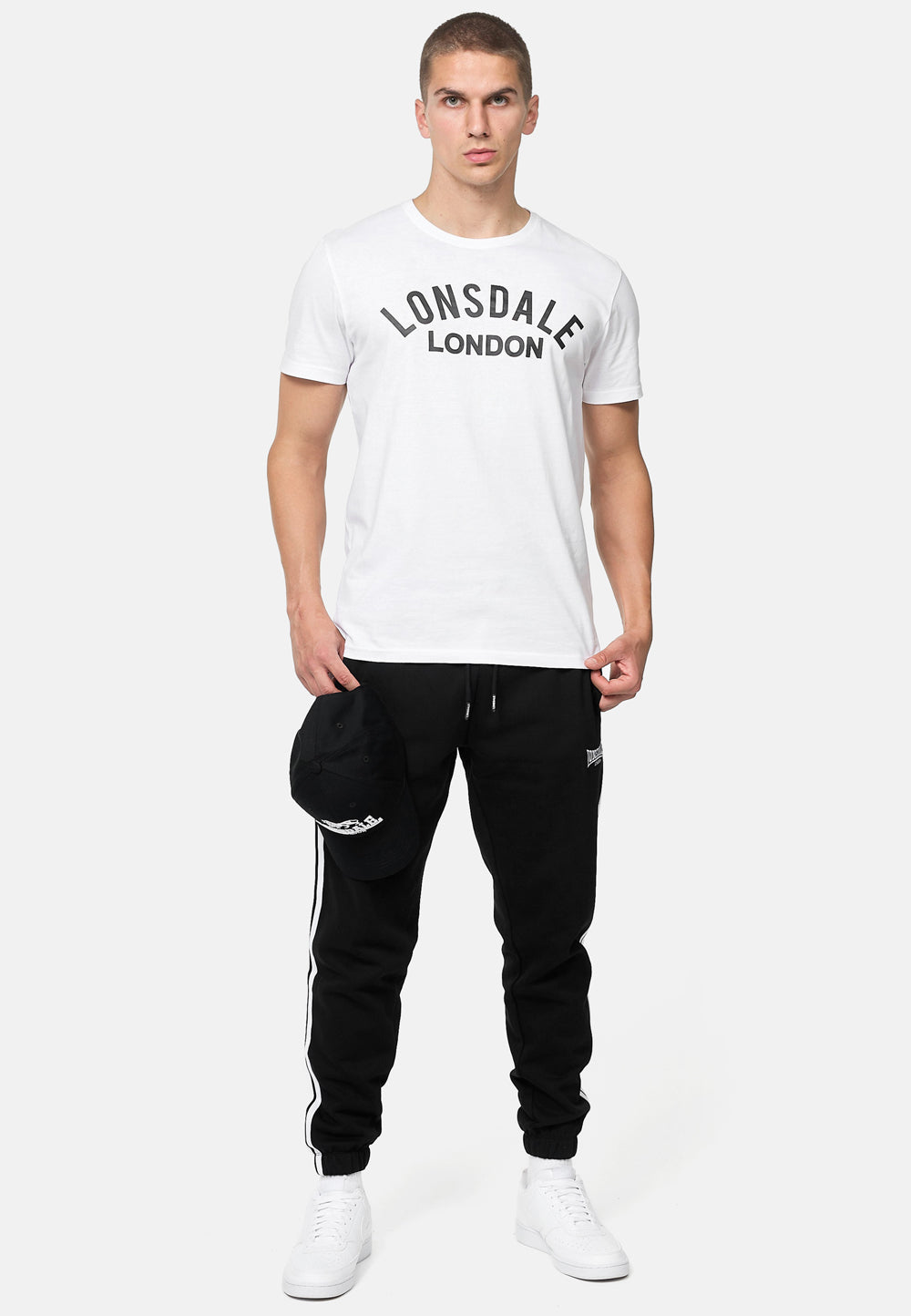 Lonsdale 113808 Bradfield T-Shirt Weiss