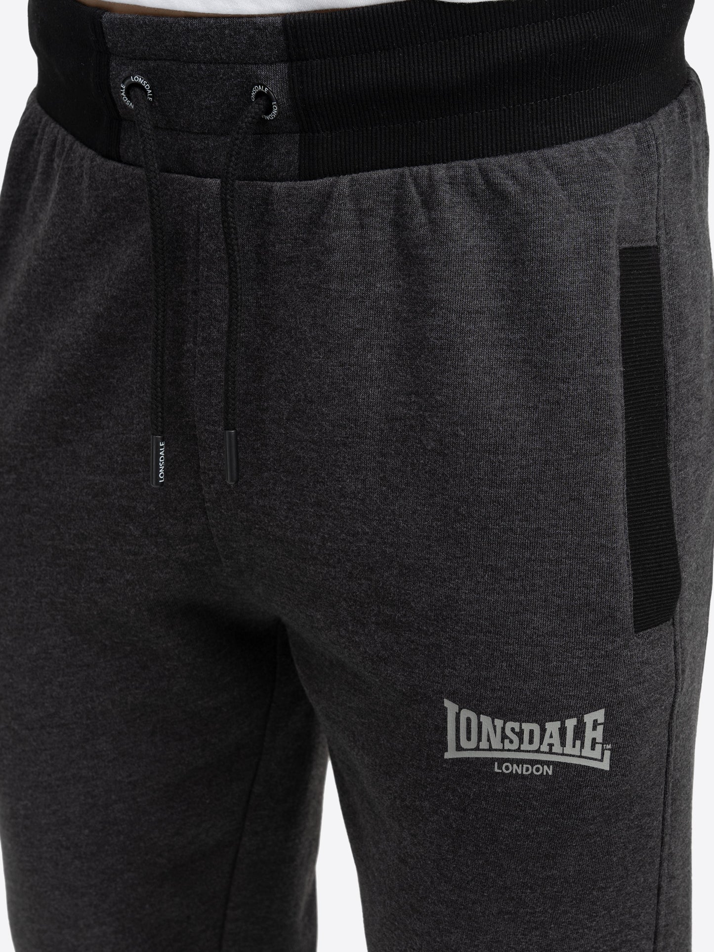 Lonsdale 113825 Heckfield Jogginghose Marl Anthracite