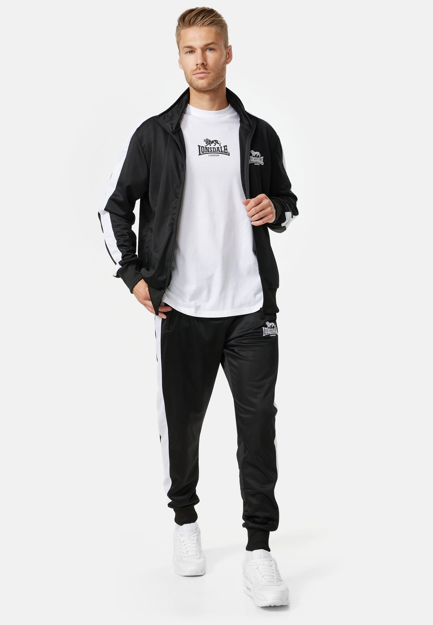 Lonsdale 113952 Pember Jogginganzug Schwarz