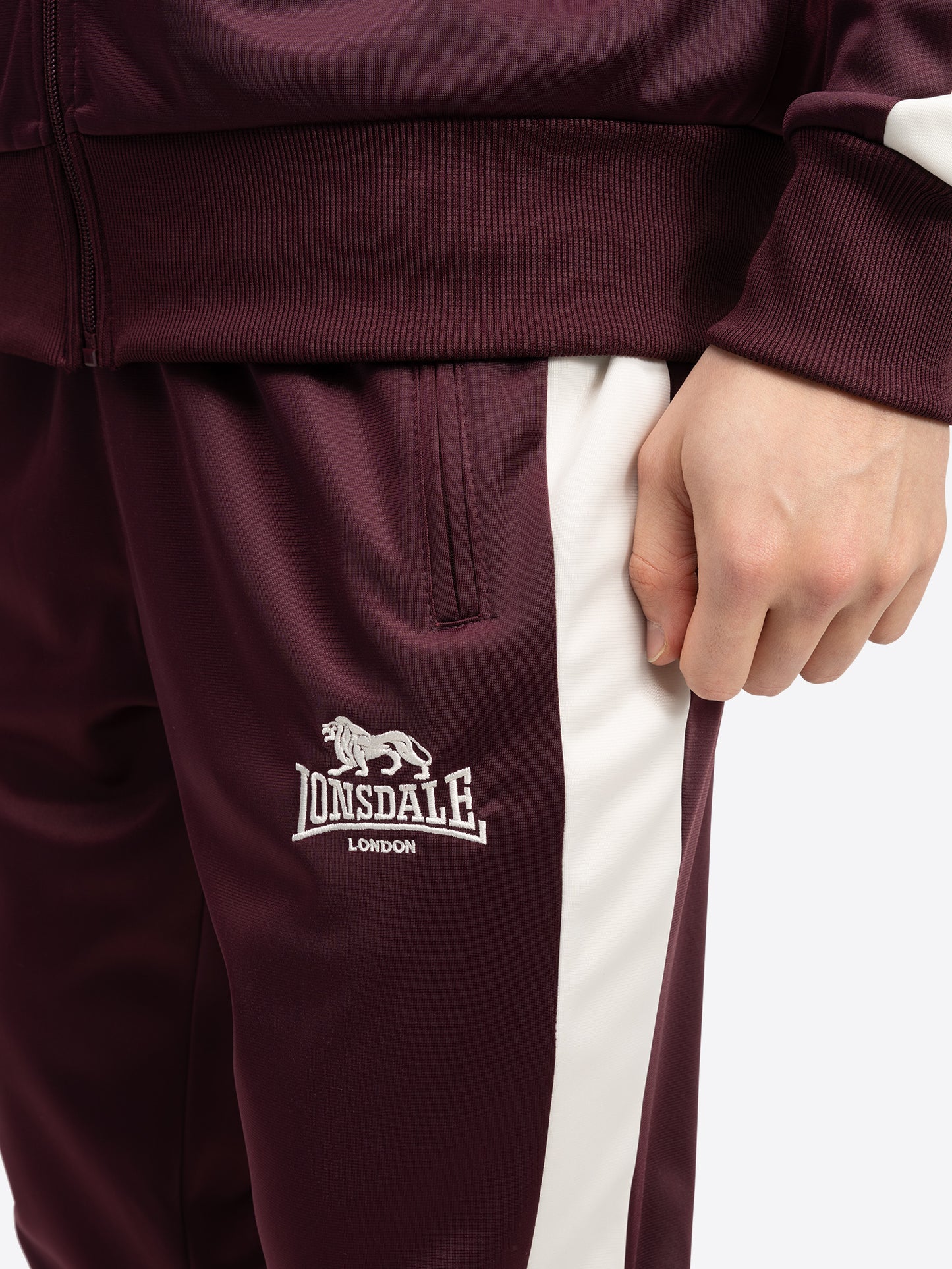 Lonsdale 113952 Pember Jogginganzug Oxblood