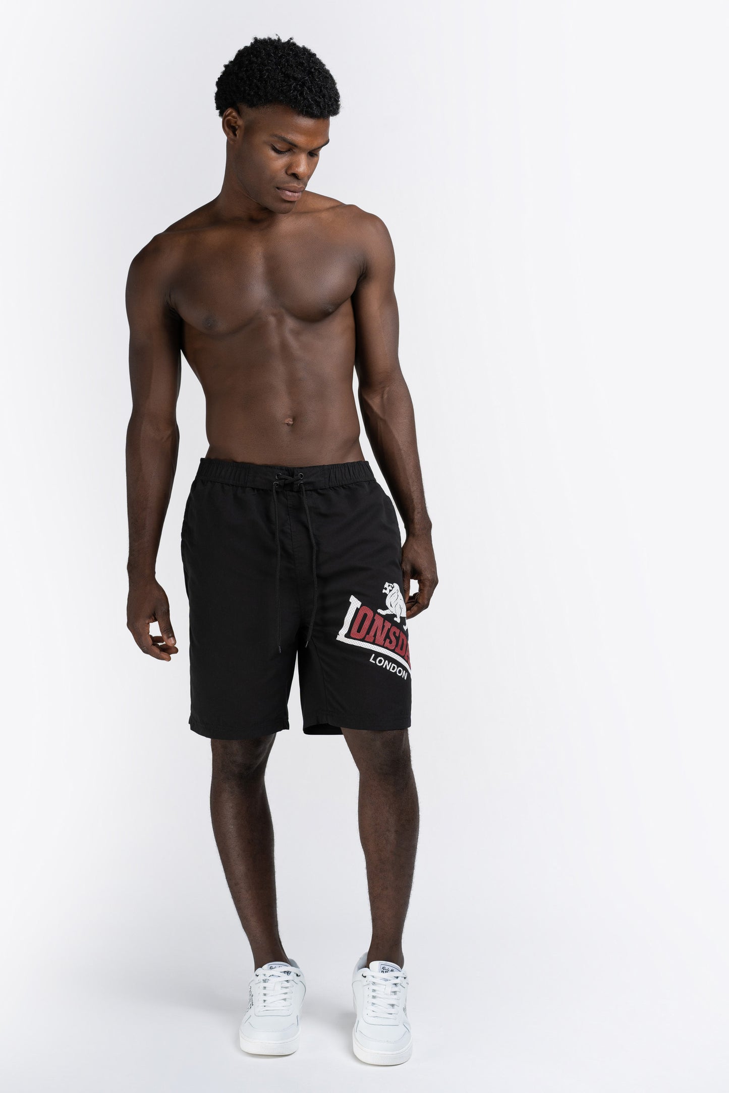 Lonsdale 113971 Atlow Boarshorts Schwarz