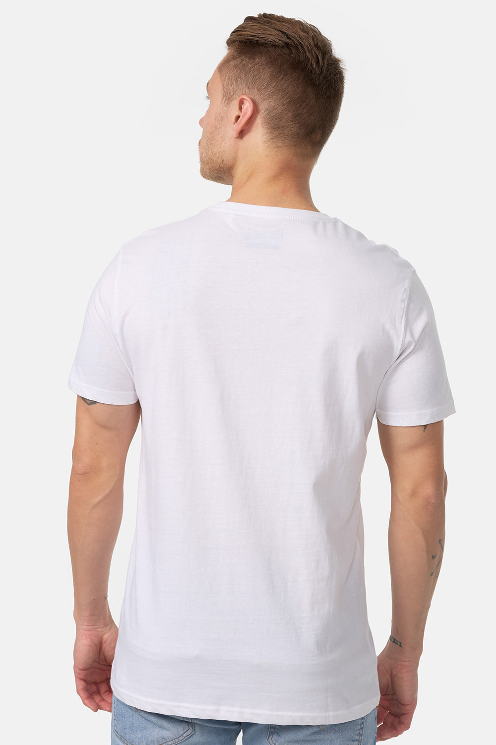 Lonsdale 113975 Loscoe Doppelpack T-Shirt Marl Weiss/Navy