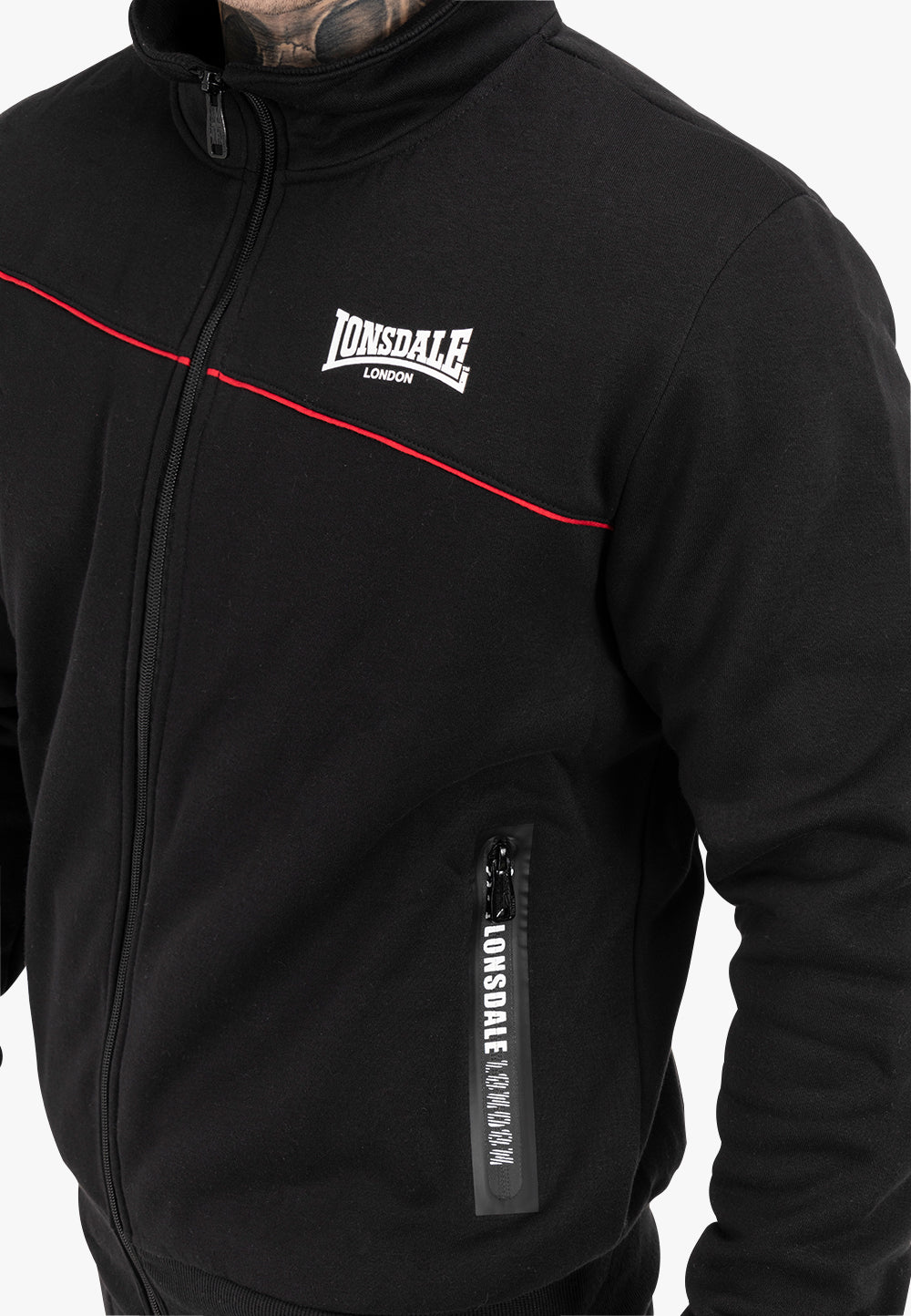 Lonsdale 113982 Geddington Jogginganzug Schwarz